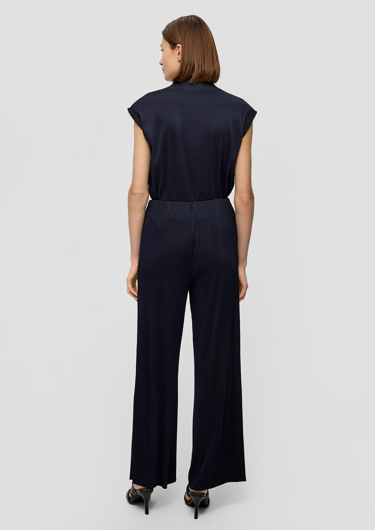 s.Oliver Regular fit: pleated elasticated trousers