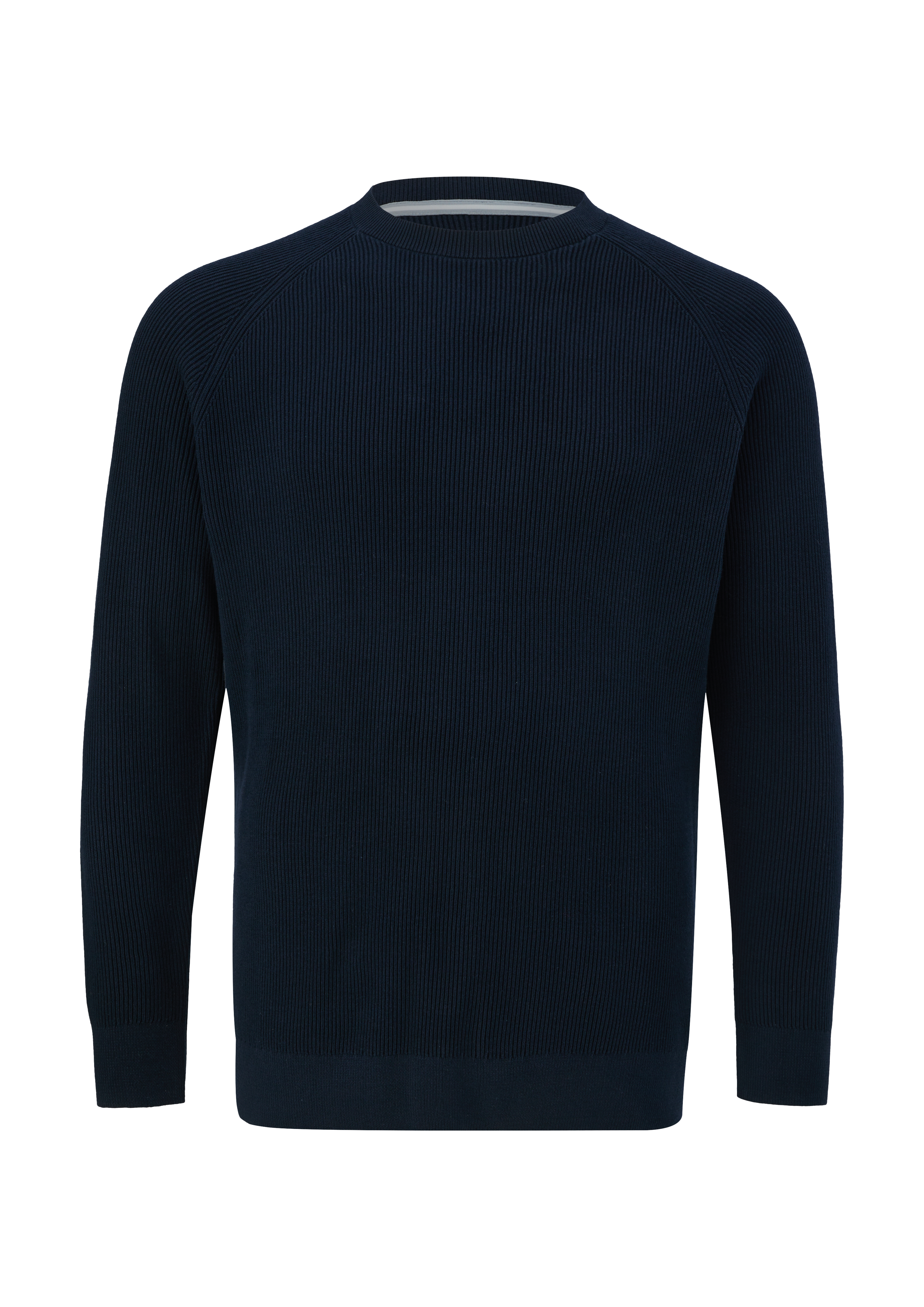 s.Oliver - Feinstrickpullover aus Baumwolle, Herren, blau