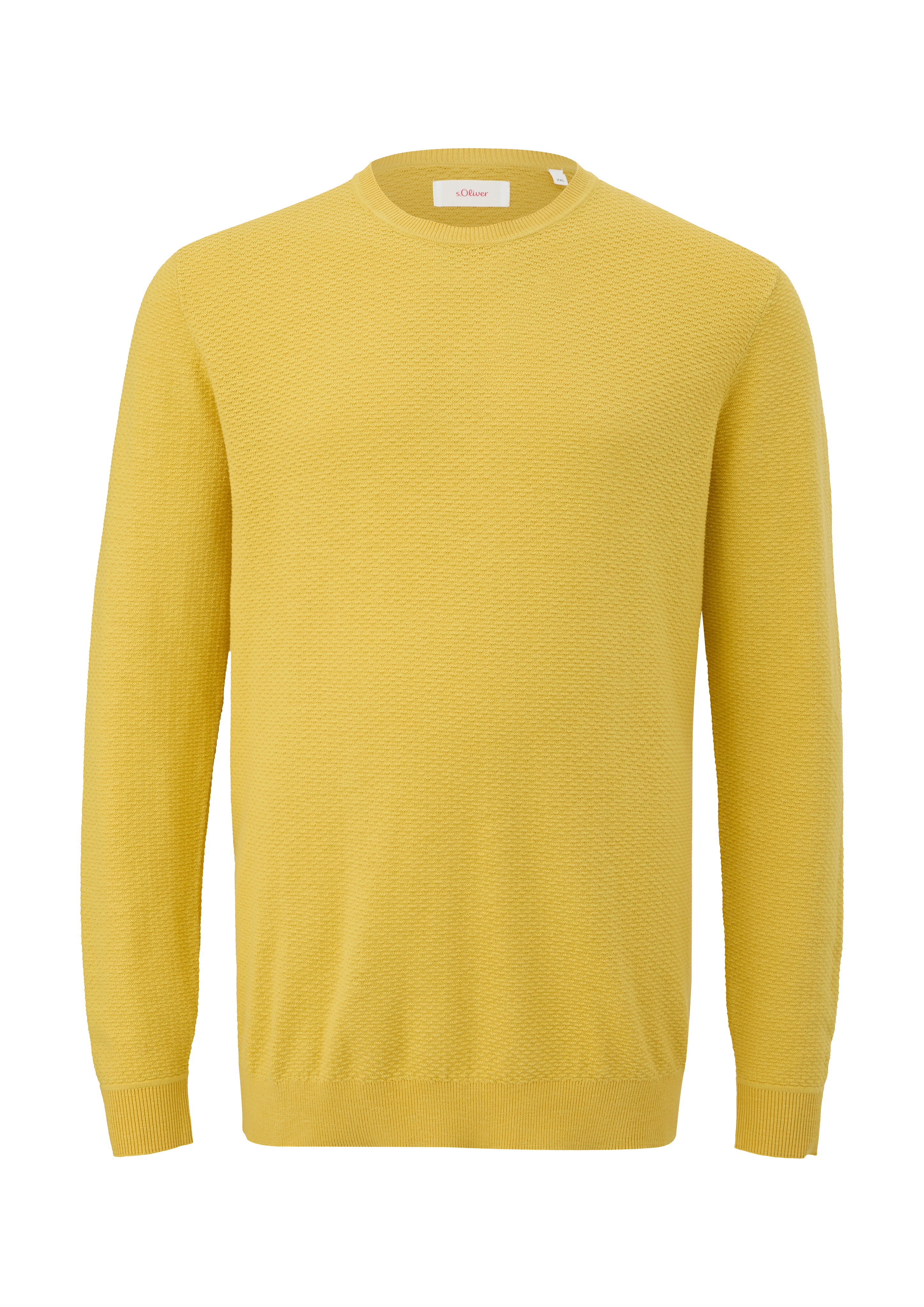 s.Oliver - Pullover aus Baumwolle, Herren, gelb