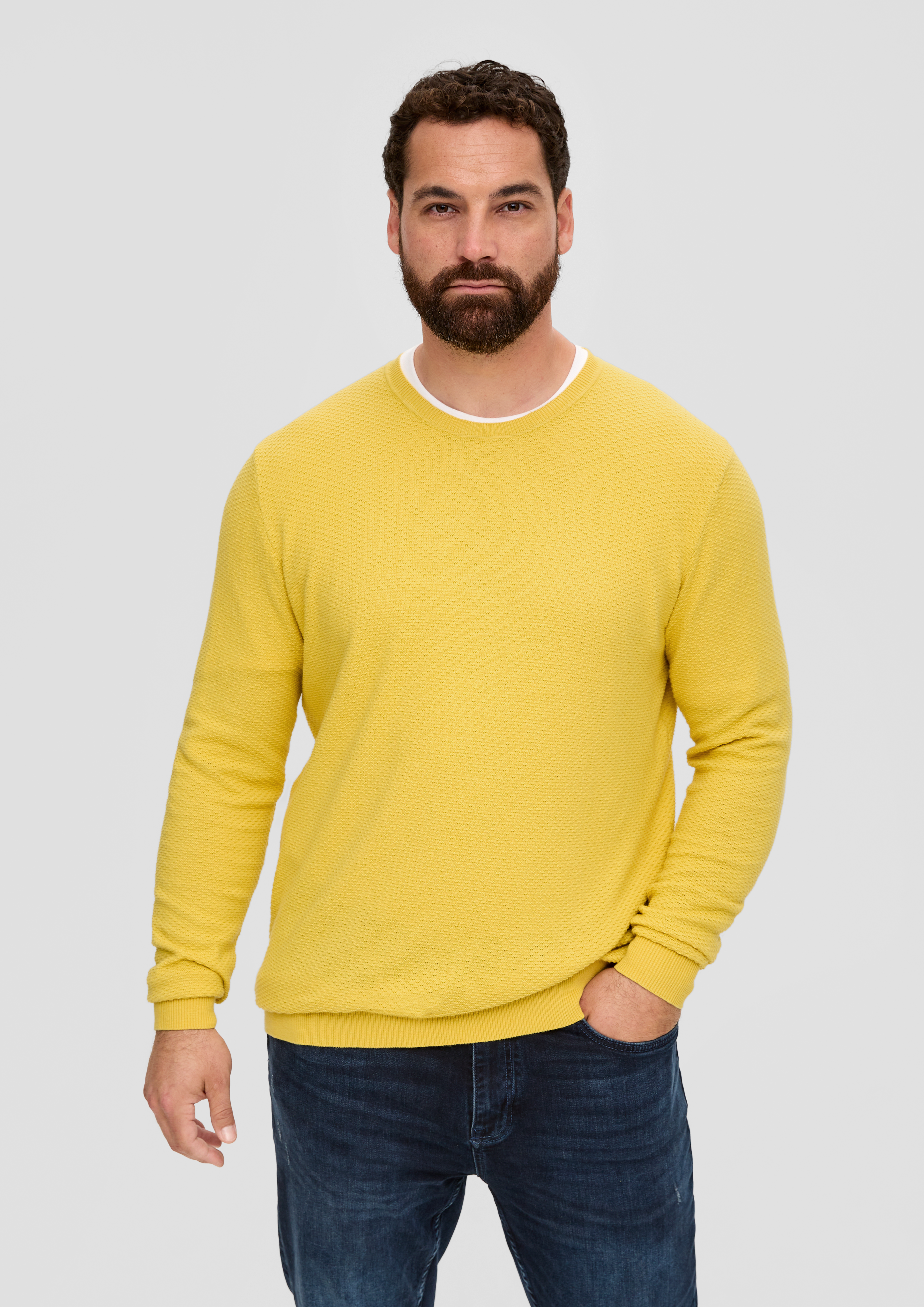 S.Oliver Pullover aus Baumwolle