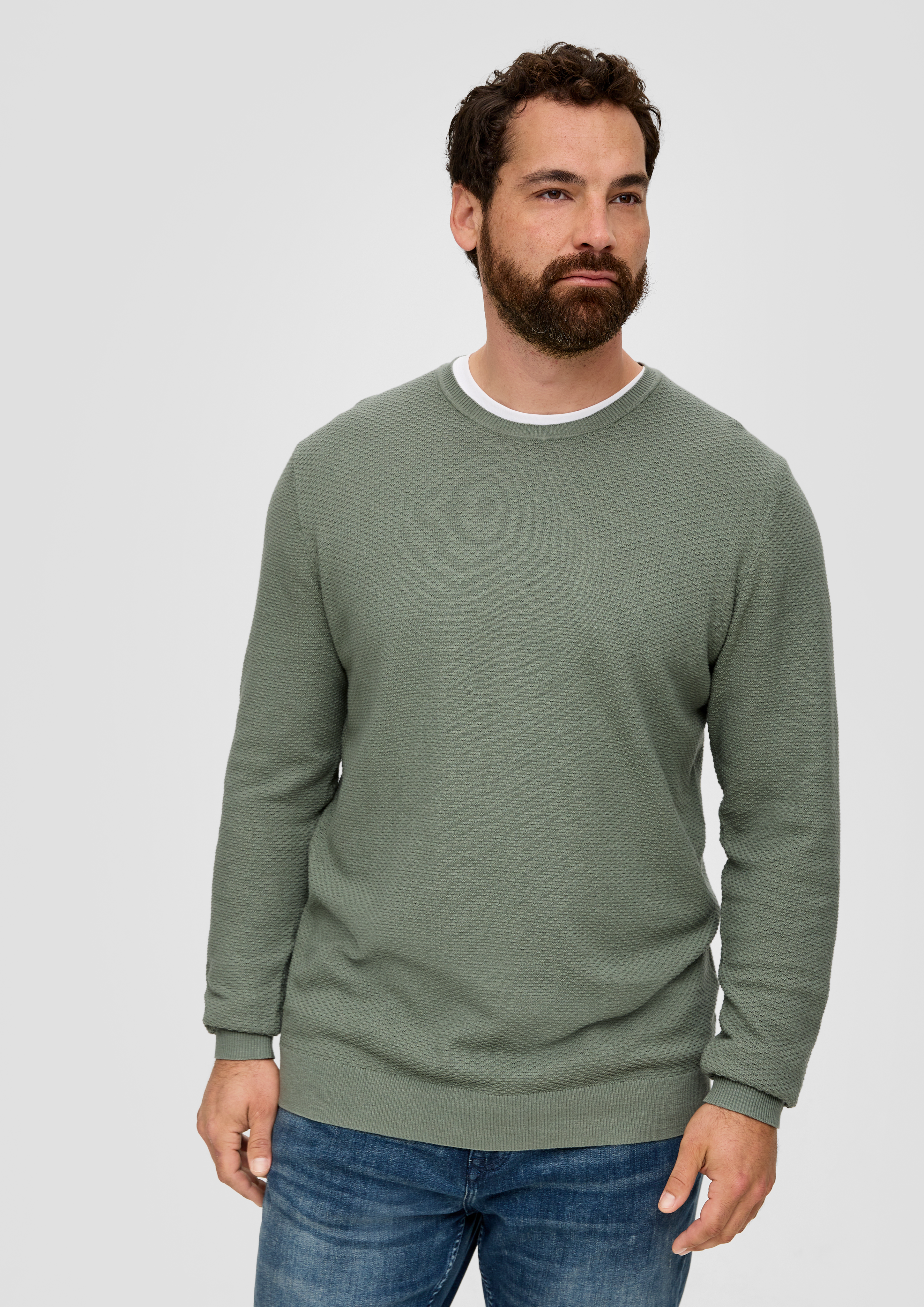 S.Oliver Pullover aus Baumwolle