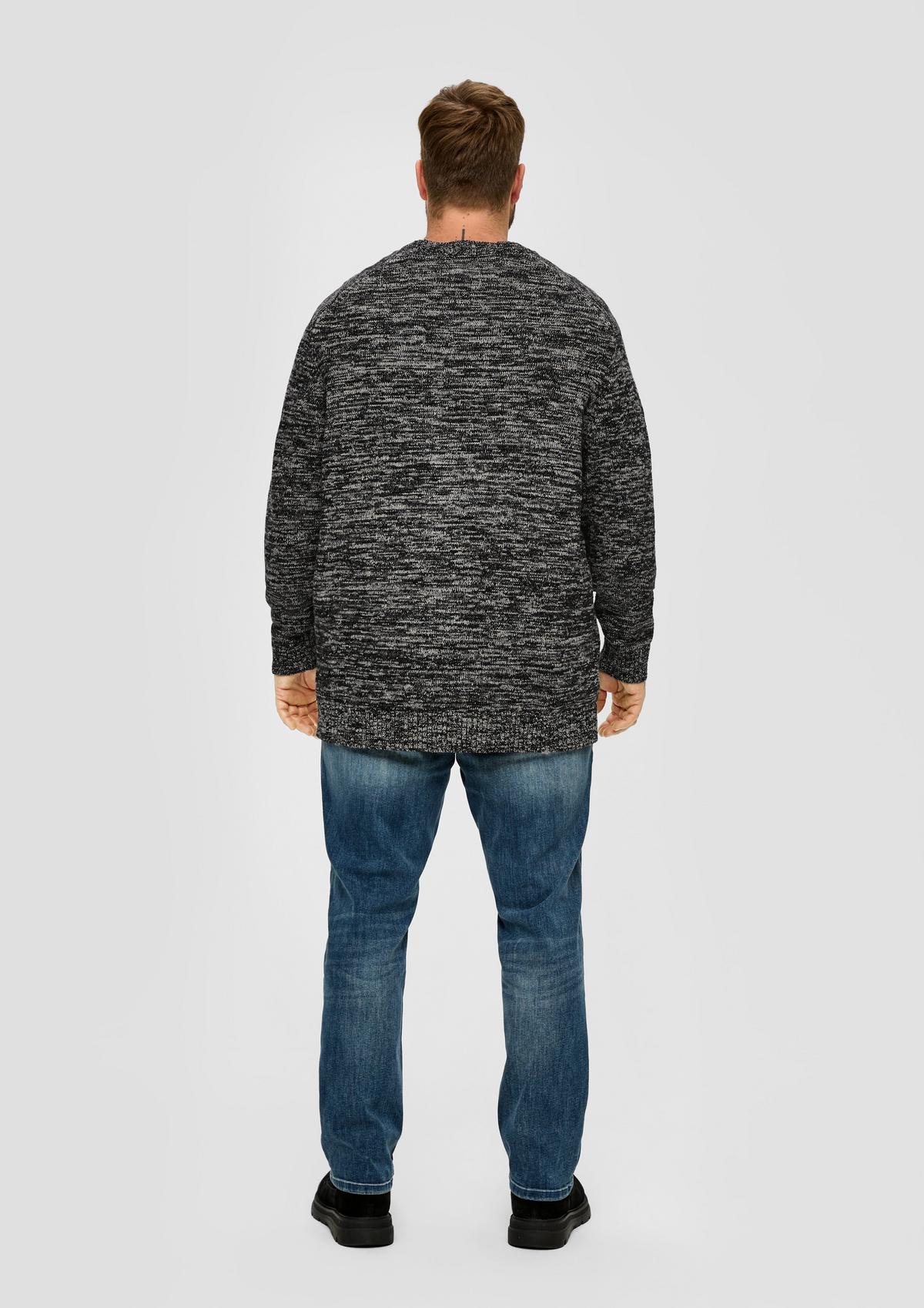 s.Oliver Pleten pulover iz efektne preje