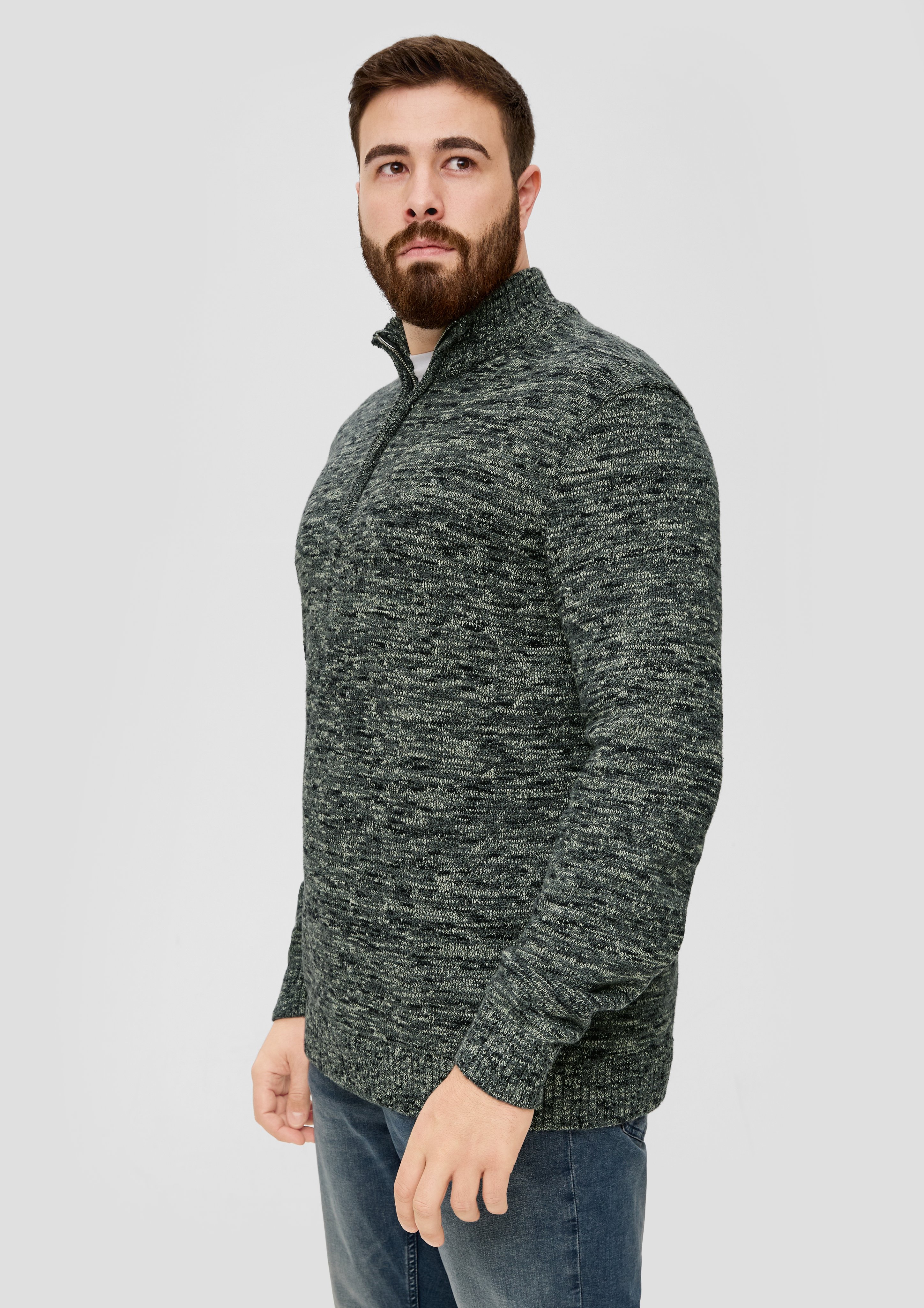 S.Oliver Troyer-Pullover aus Moulinegarn