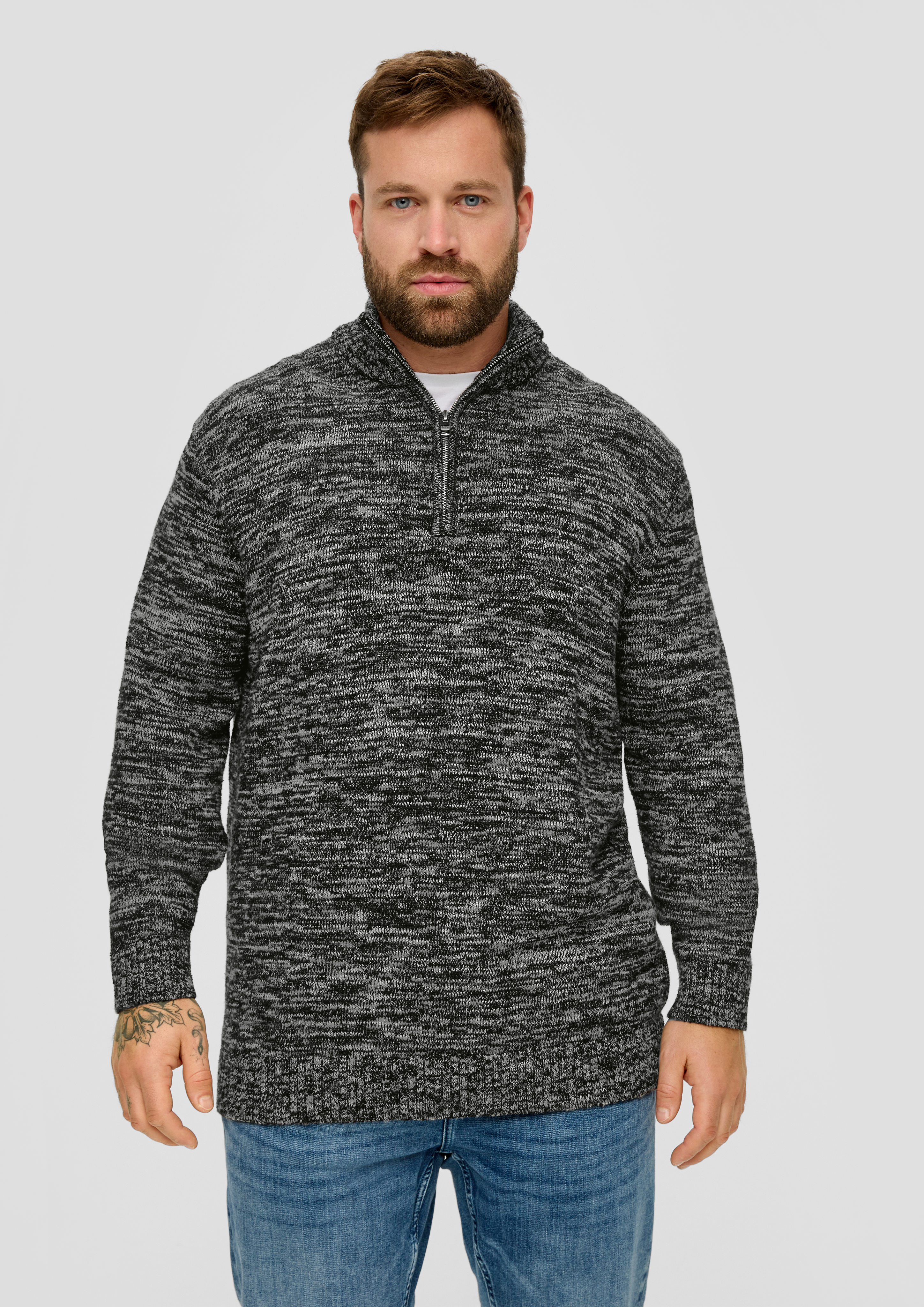 S.Oliver Troyer-Pullover aus Moulinegarn