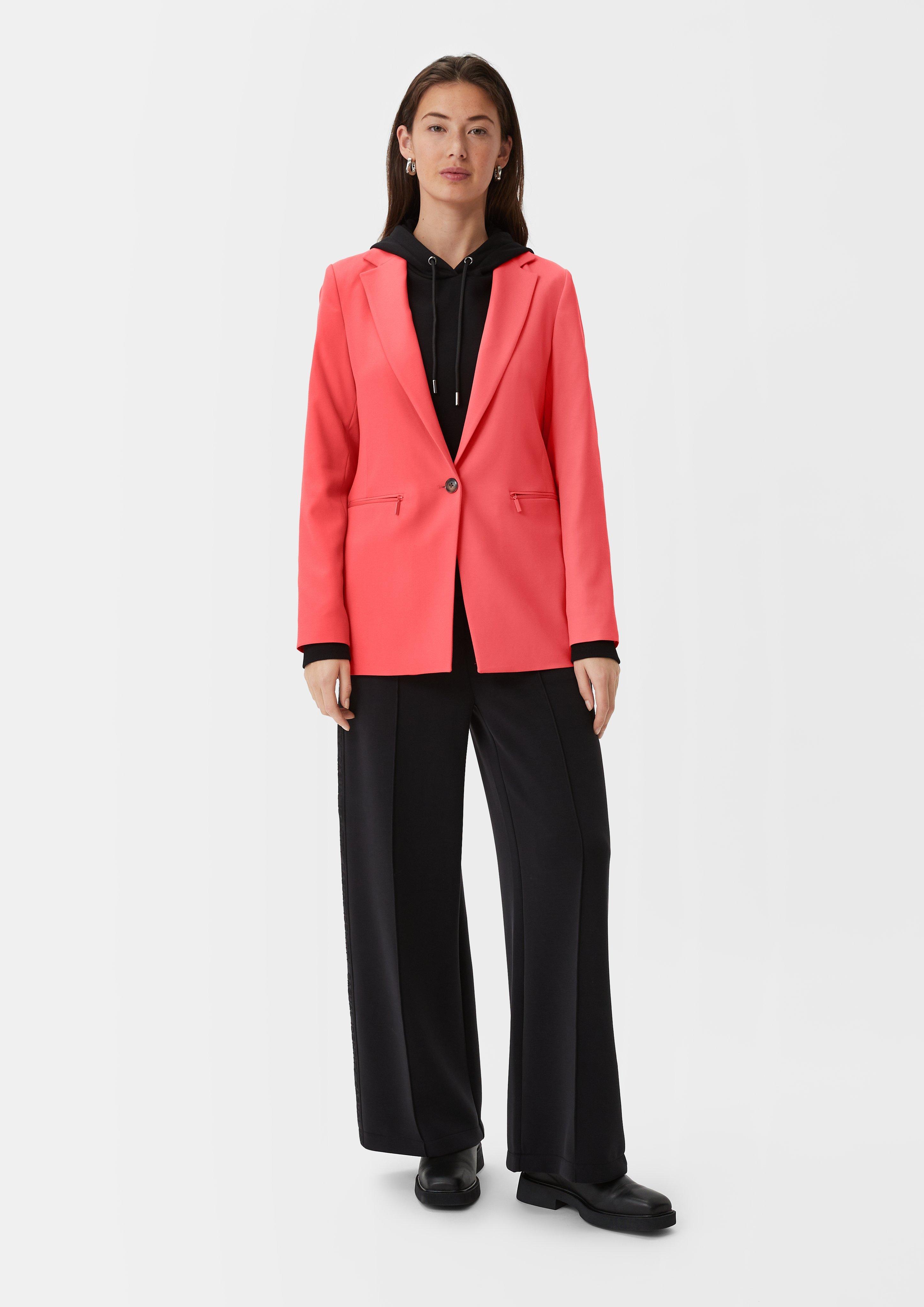 アウターその他 ASPESI Woman Blazer Pink 0942G329 85265 Blazer with zip pockets - Pink | SCAYLE