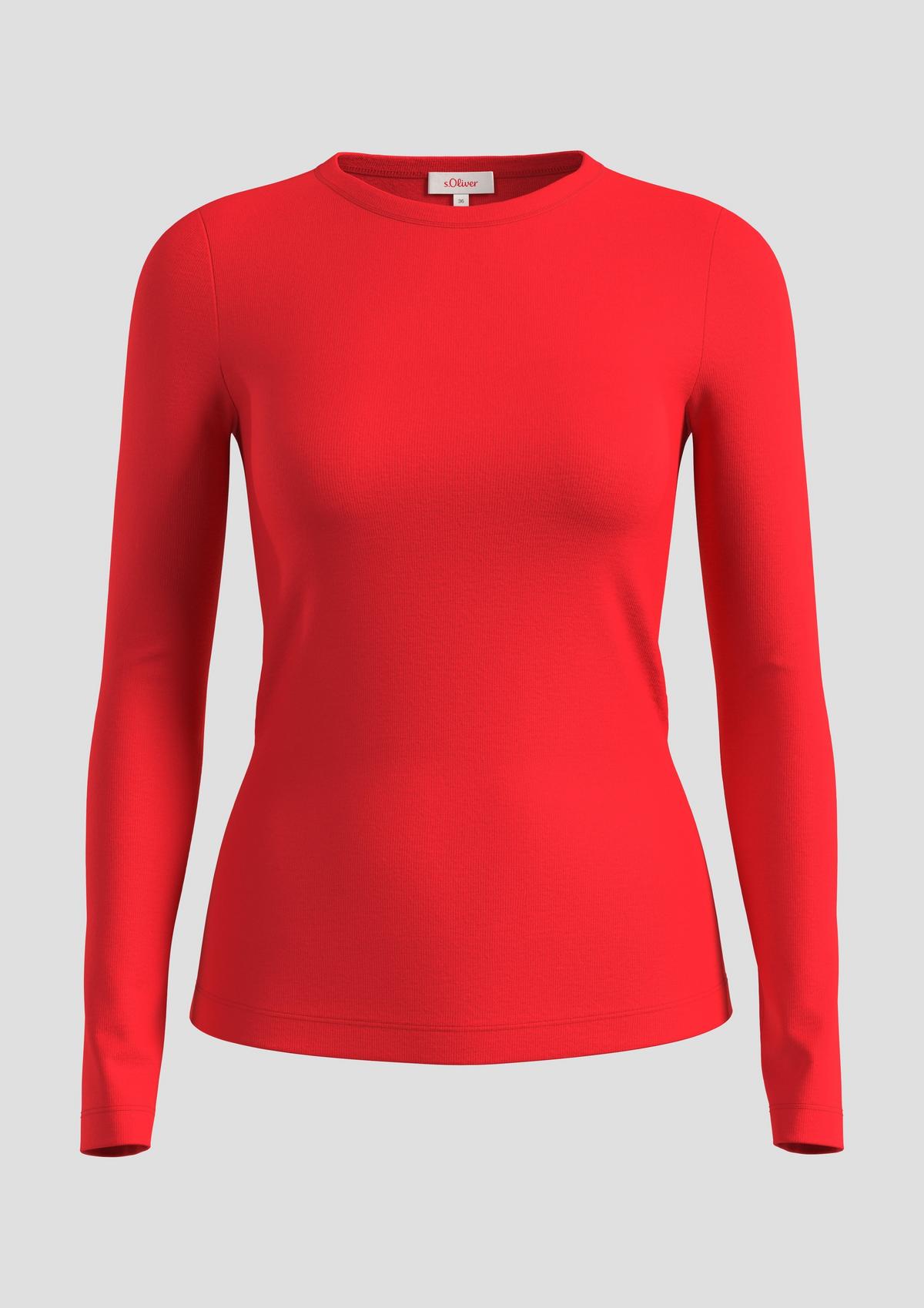 s.Oliver Jersey long sleeve top in a slim fit