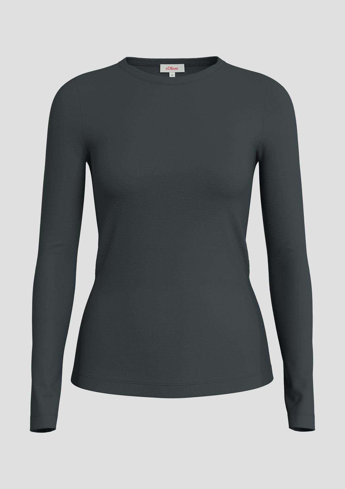 s.Oliver Jersey long sleeve top in a slim fit
