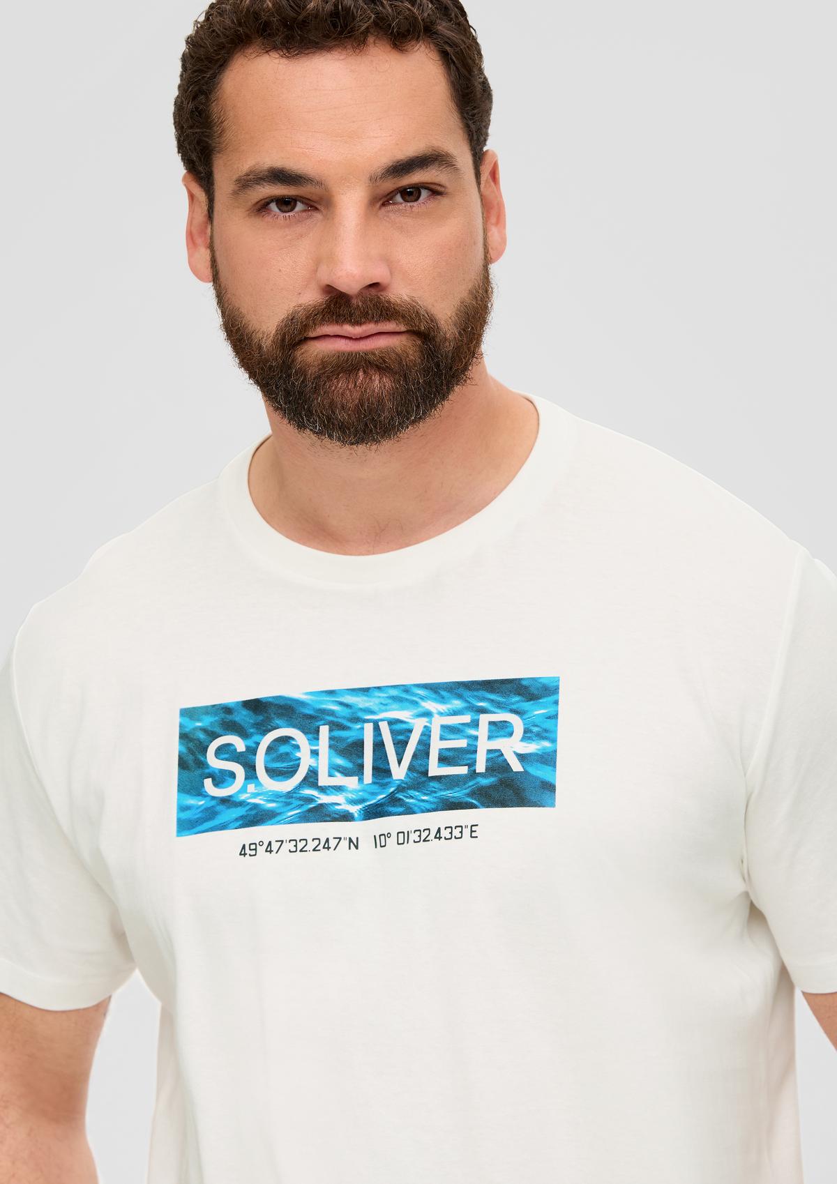 s.Oliver Jersey shirt met print op de voorkant