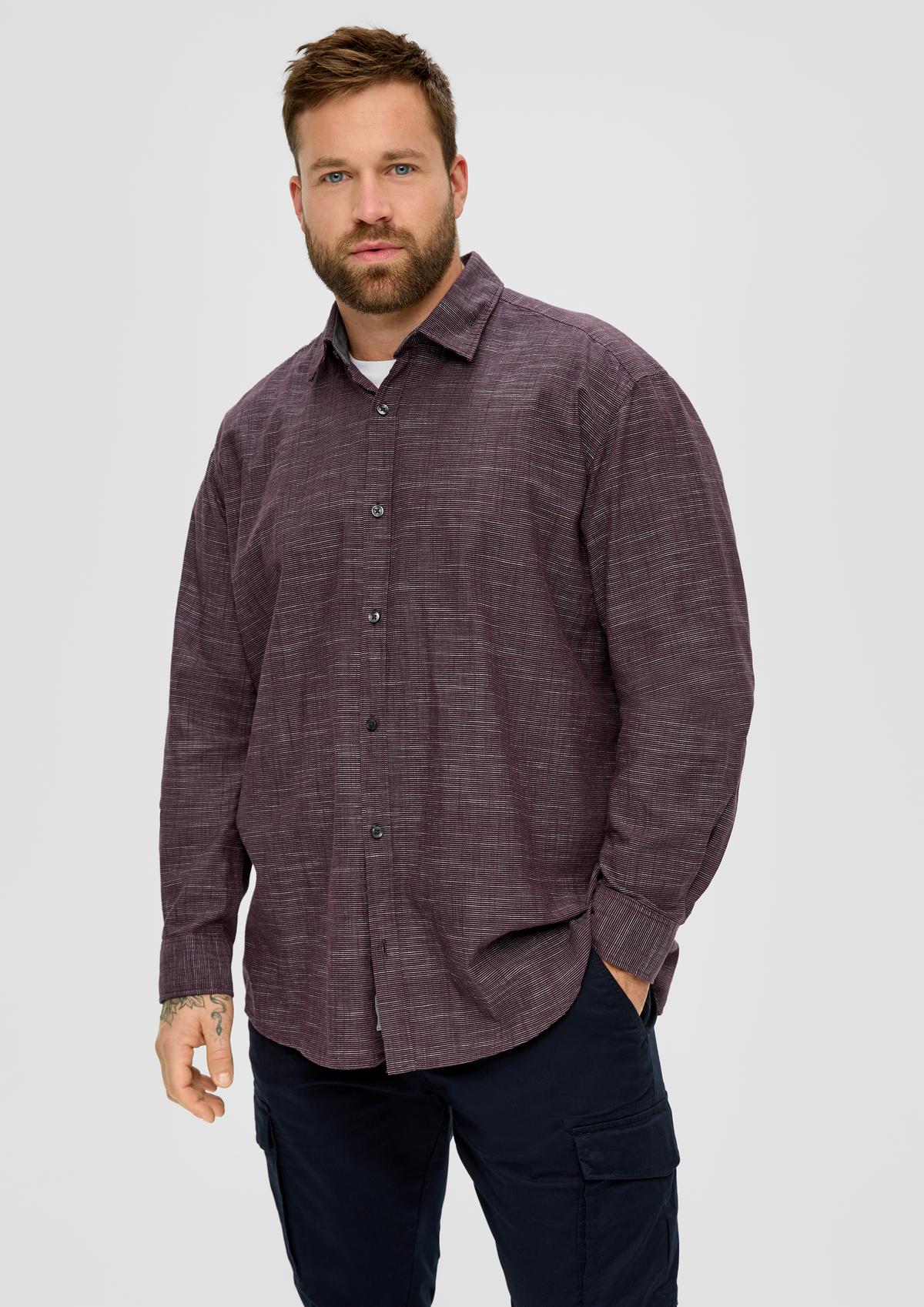 s.Oliver Regular: Hemd aus Baumwolle