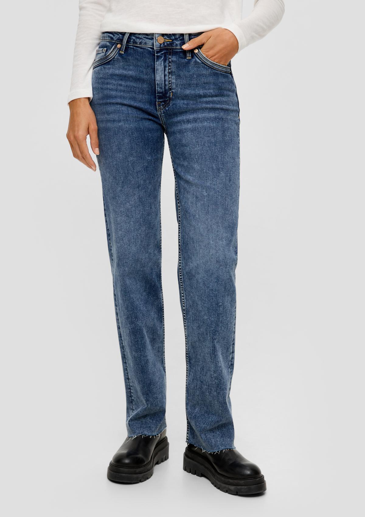 s.Oliver Regular: jeans met mid rise