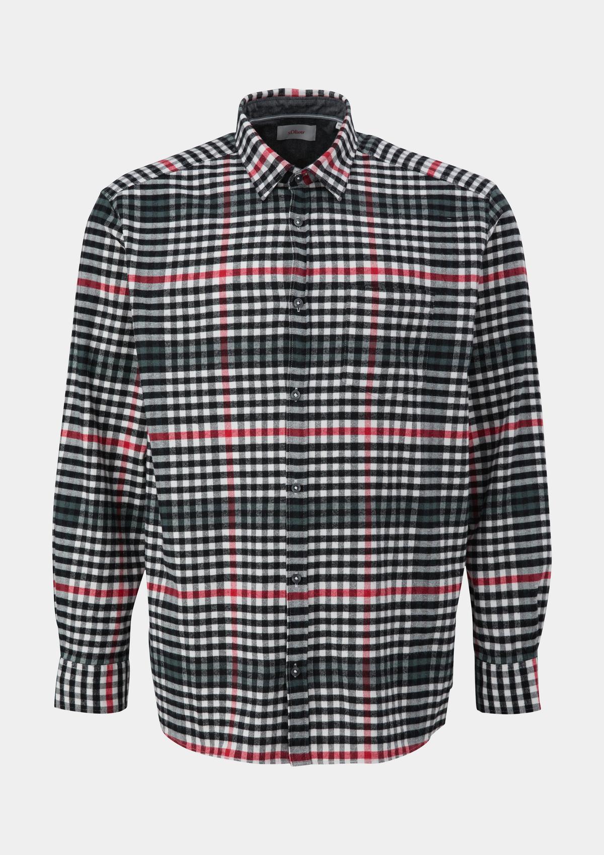 s.Oliver Check shirt in stretch cotton