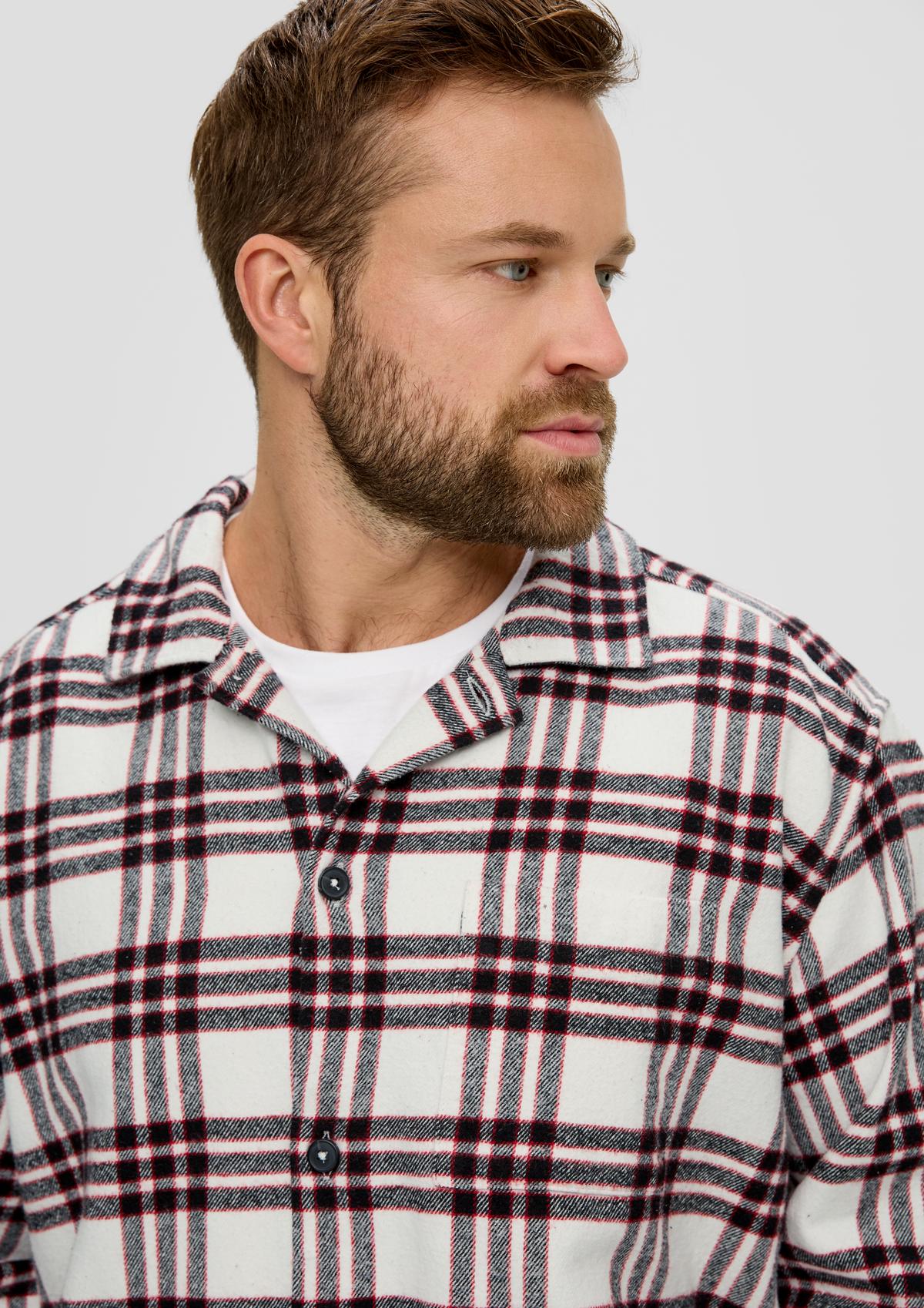 s.Oliver Relaxed: Overshirt aus Baumwolle