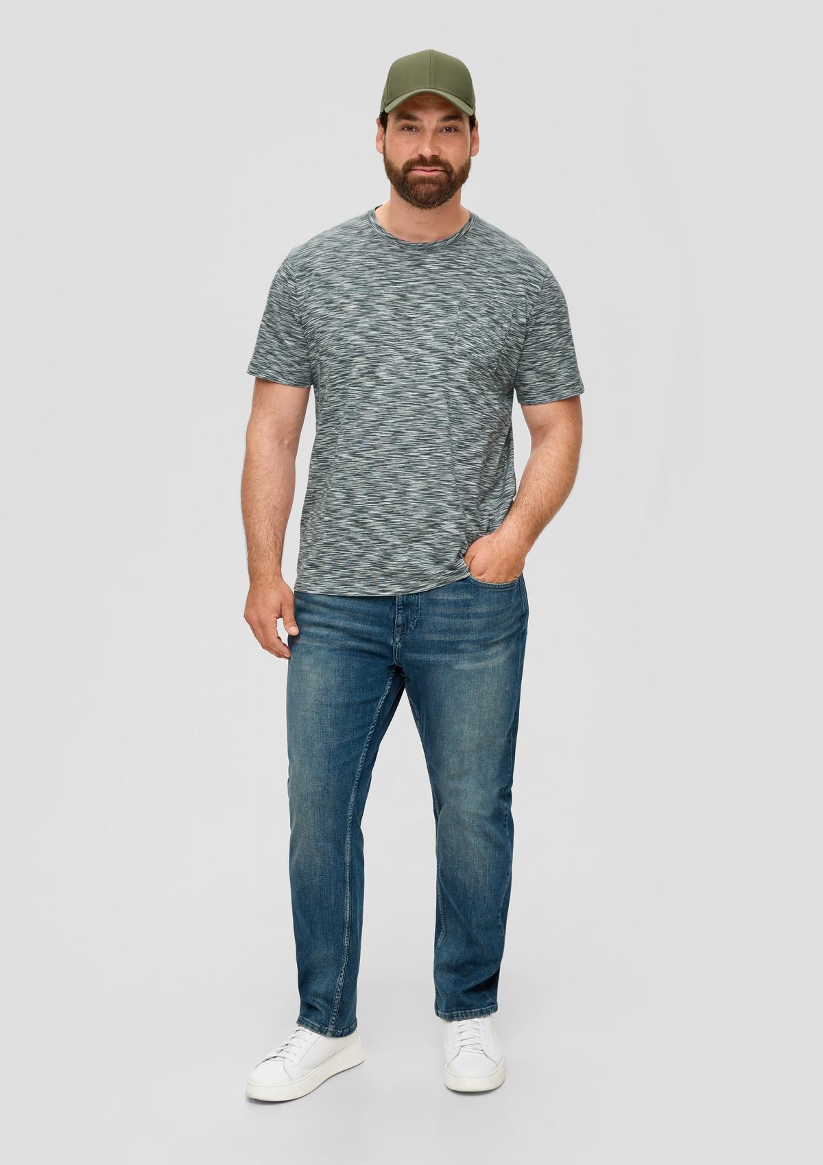 s.Oliver T-shirt en coton à poche-poitrine
