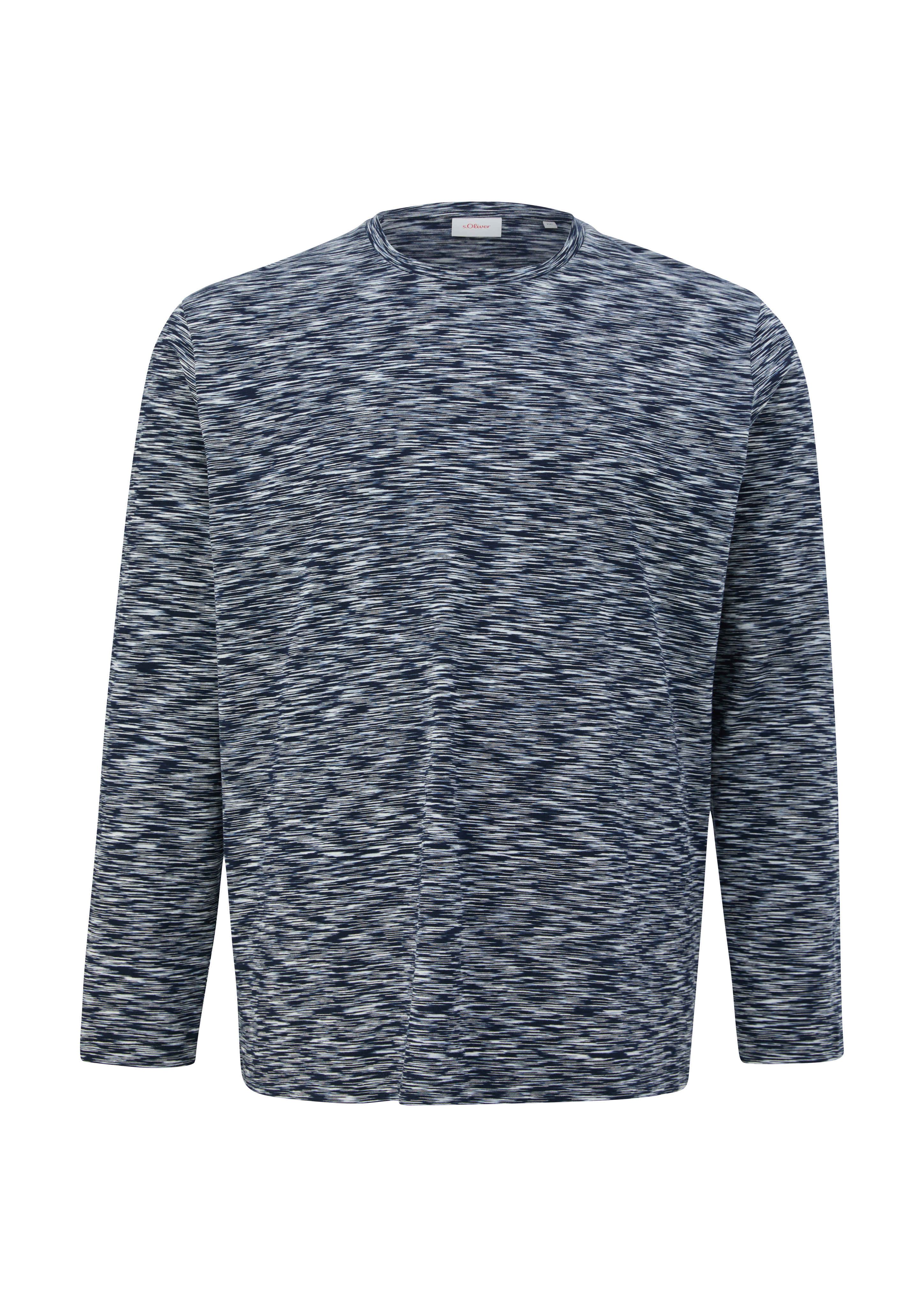 s.Oliver - Longsleeve aus Baumwolle, Herren, blau