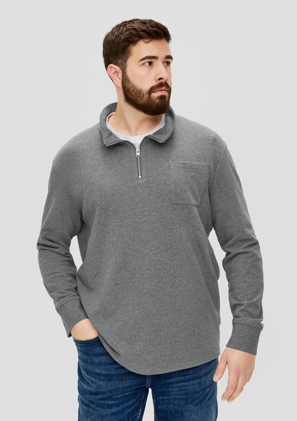 s.Oliver Sweatshirt with a breast pocket