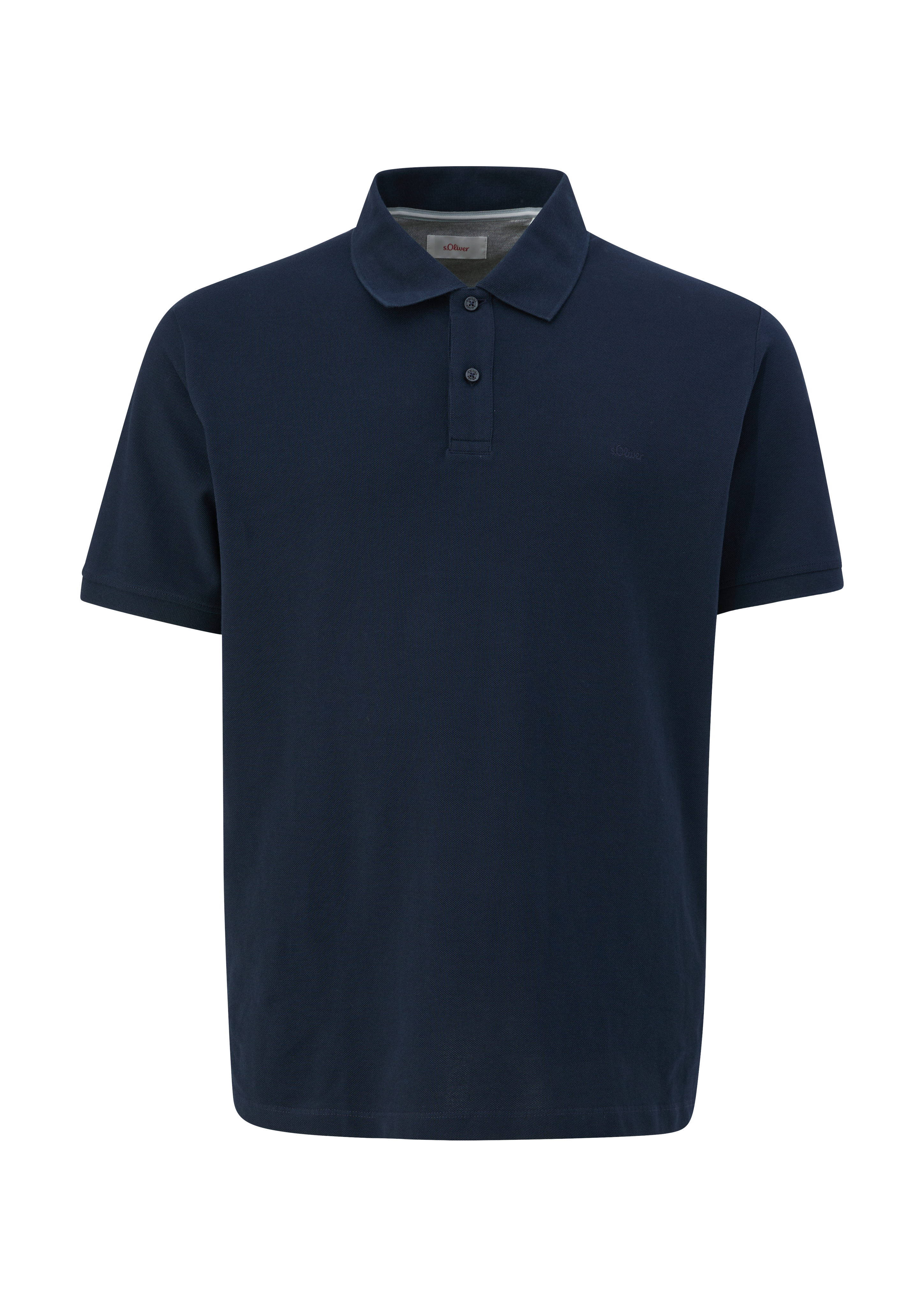 s.Oliver - Poloshirt aus Baumwollpiqué, Herren, blau