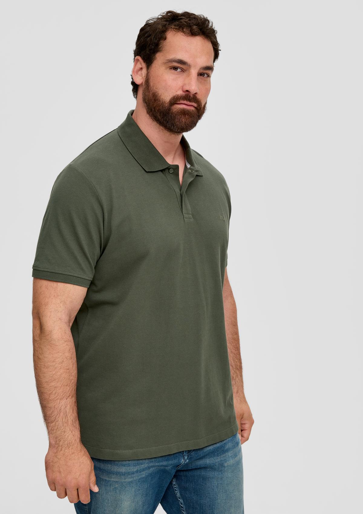 print a shirt Polo with navy - minimalist