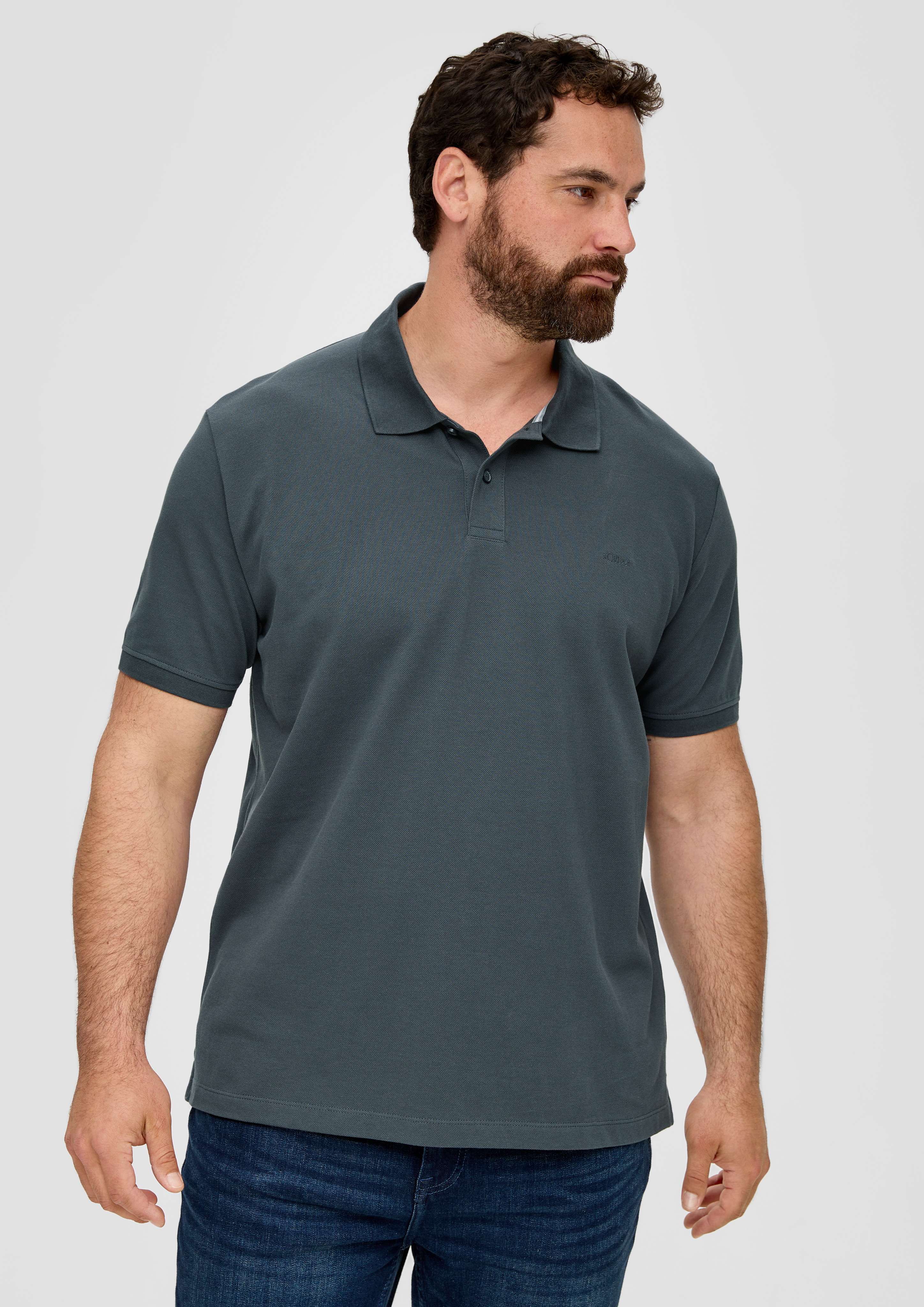 S.Oliver Poloshirt aus Baumwollpiqué