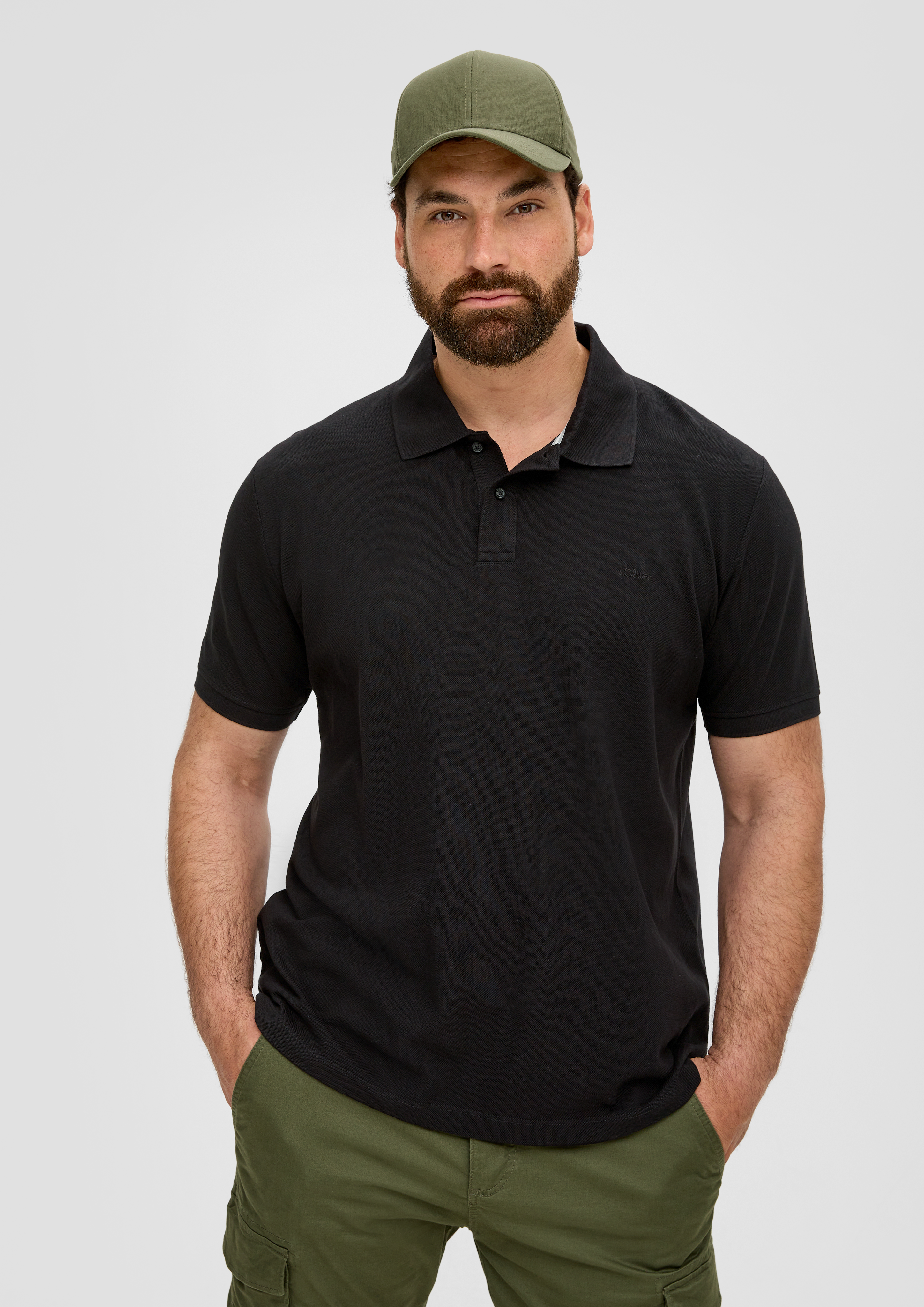 S.Oliver Poloshirt aus Baumwollpiqué