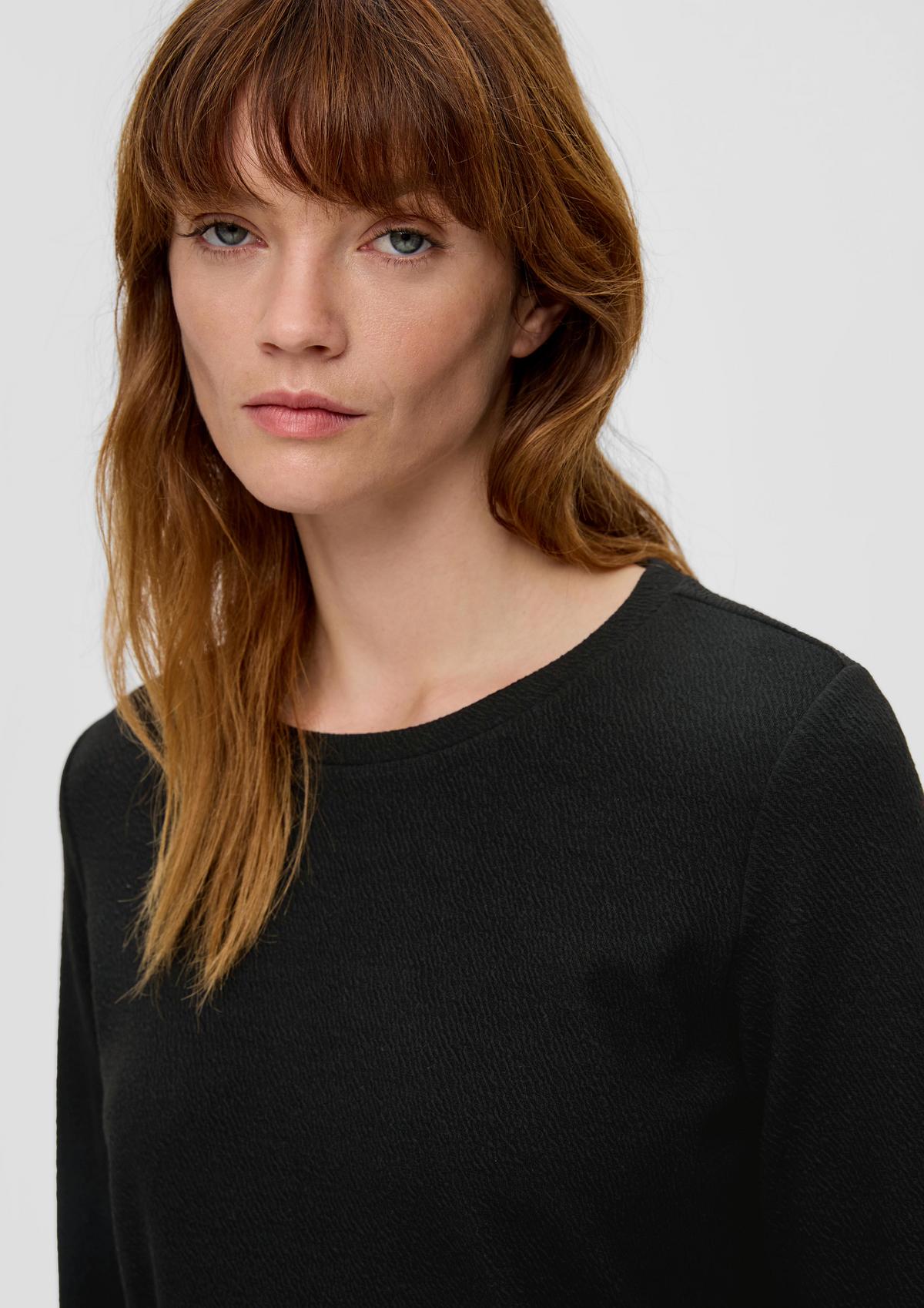s.Oliver Double-faced sweatshirt with viscose