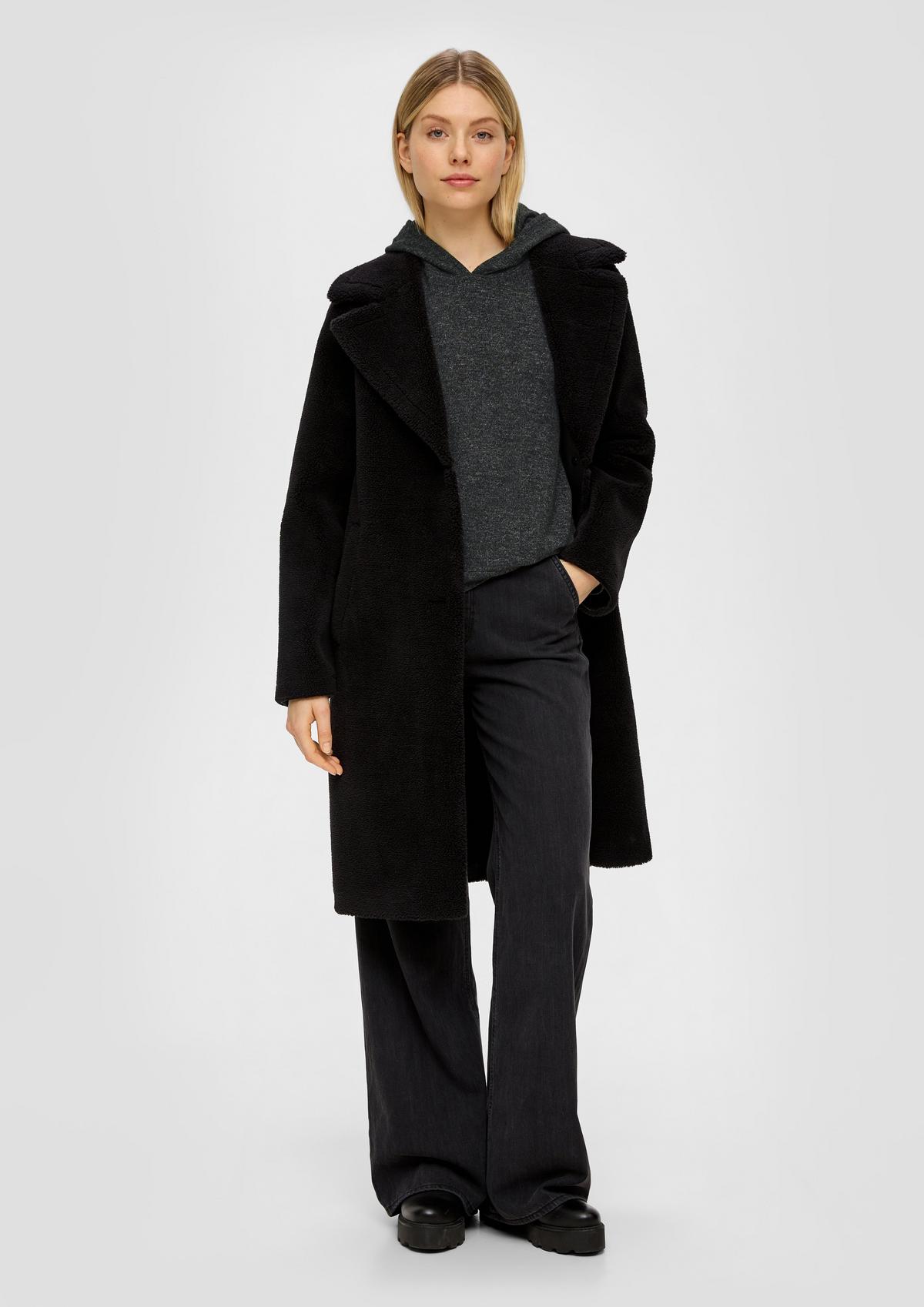 s.Oliver Hooded long sleeve top in a viscose blend