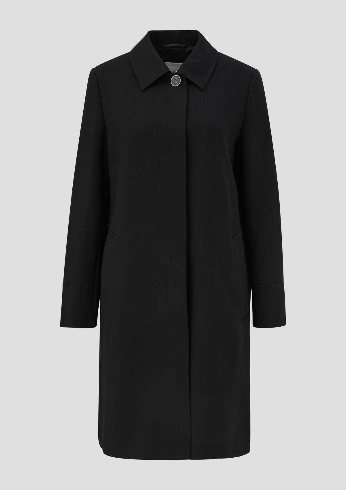 s.Oliver Coat with a shirt collar