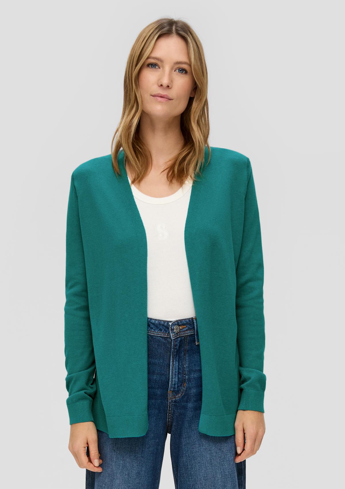 s.Oliver Fine knit, open-fronted cardigan