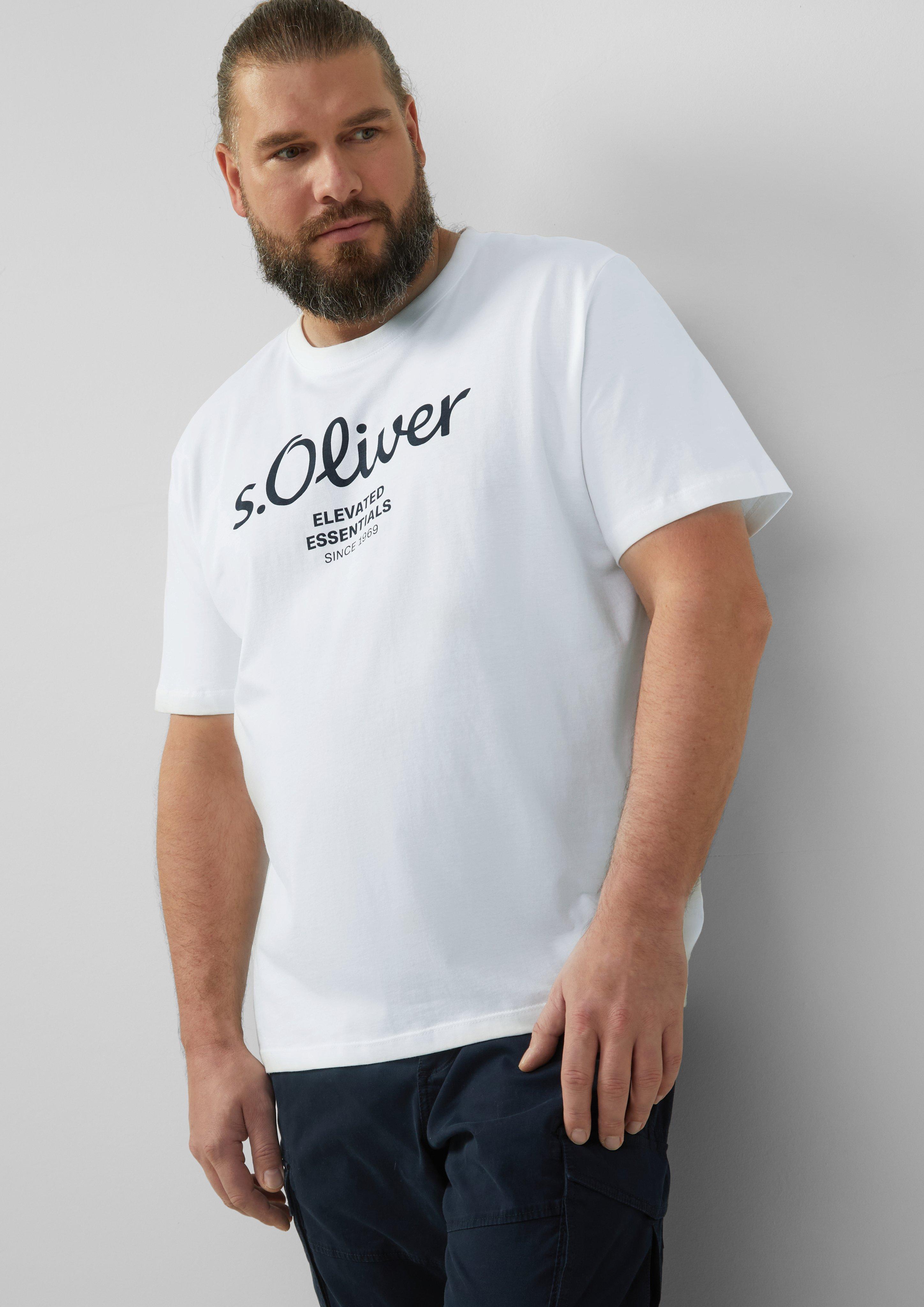 S.Oliver T-Shirt mit Logo-Print