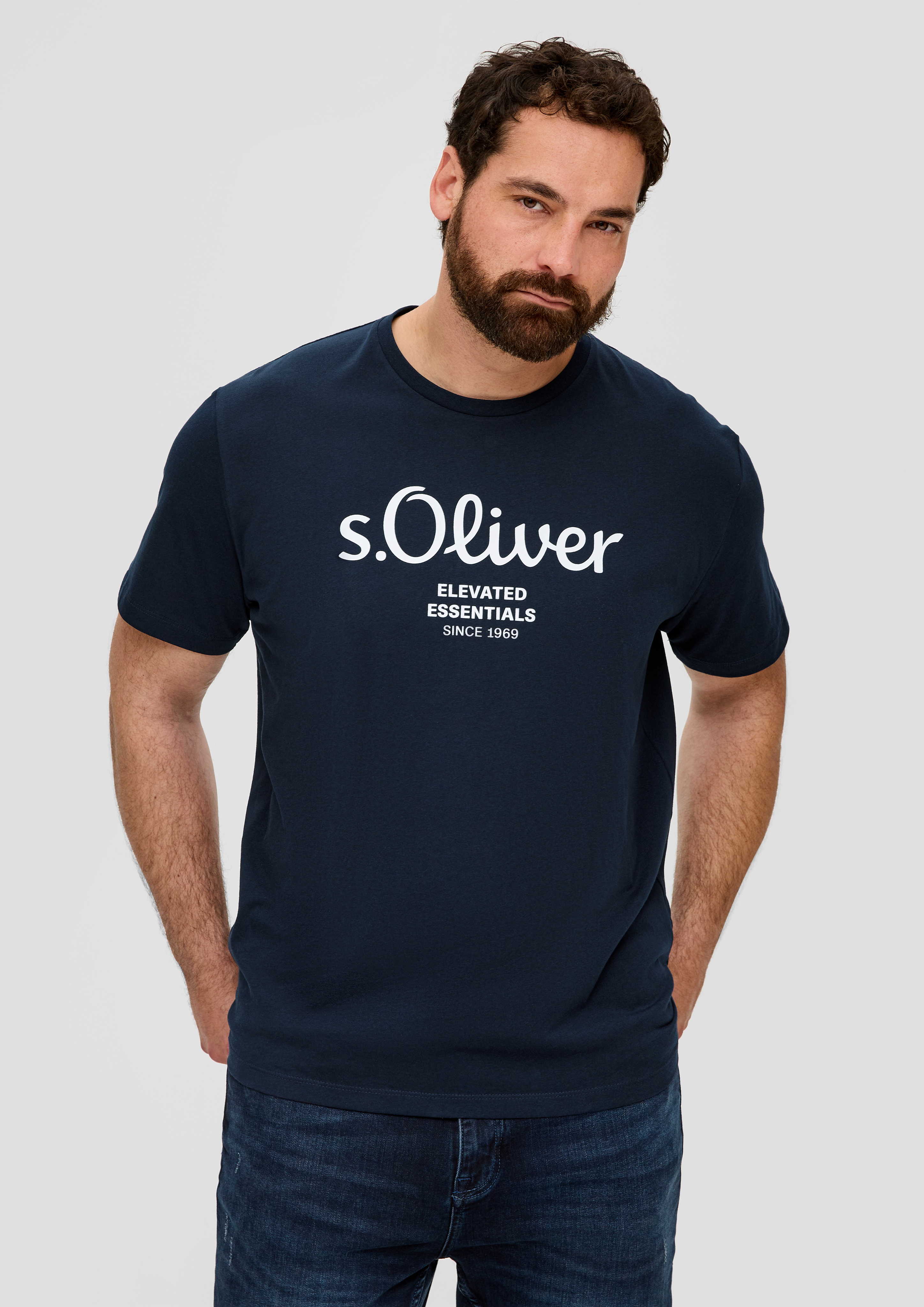 S.Oliver T-Shirt mit Logo-Print