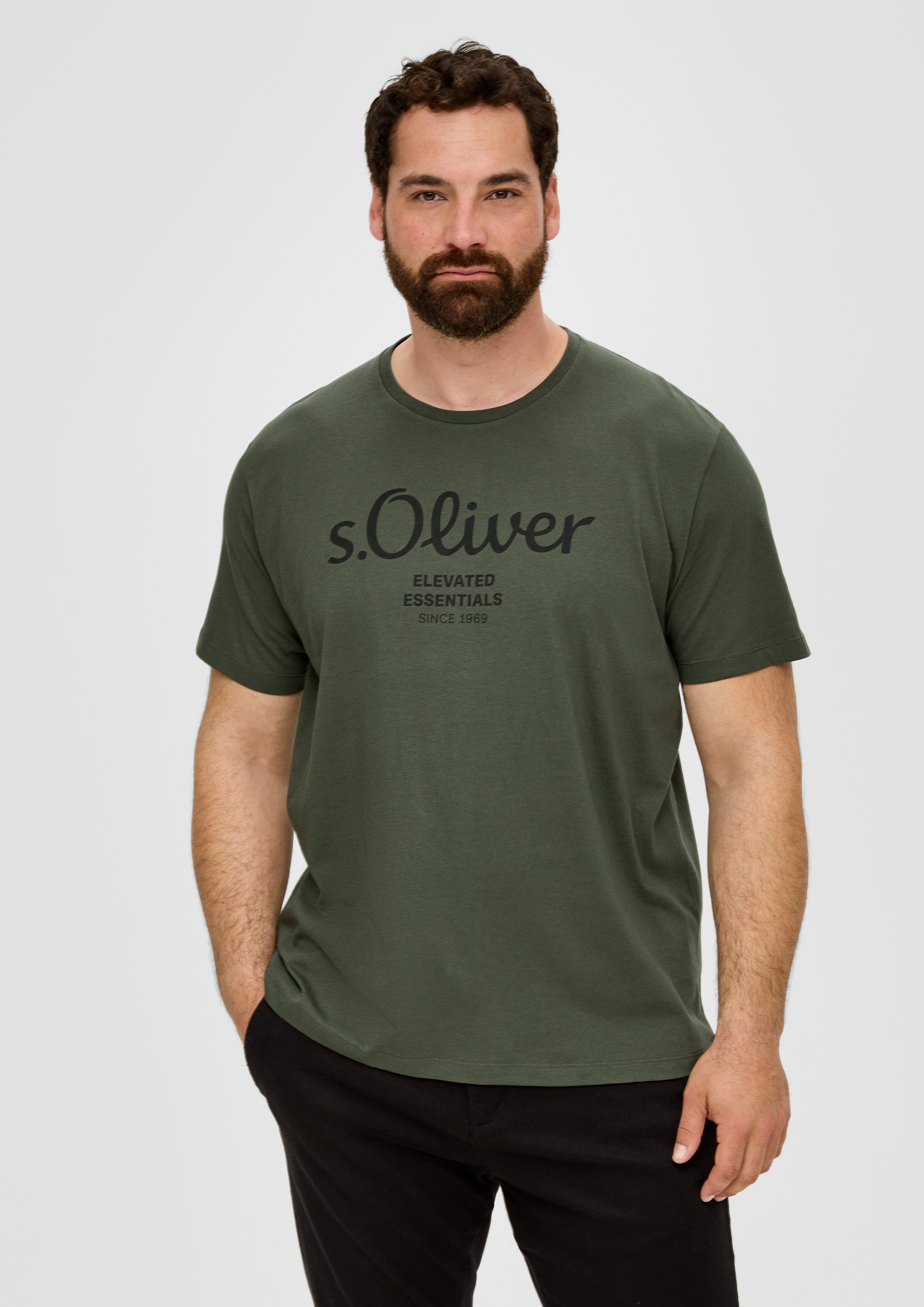 S.Oliver T-Shirt mit Logo-Print