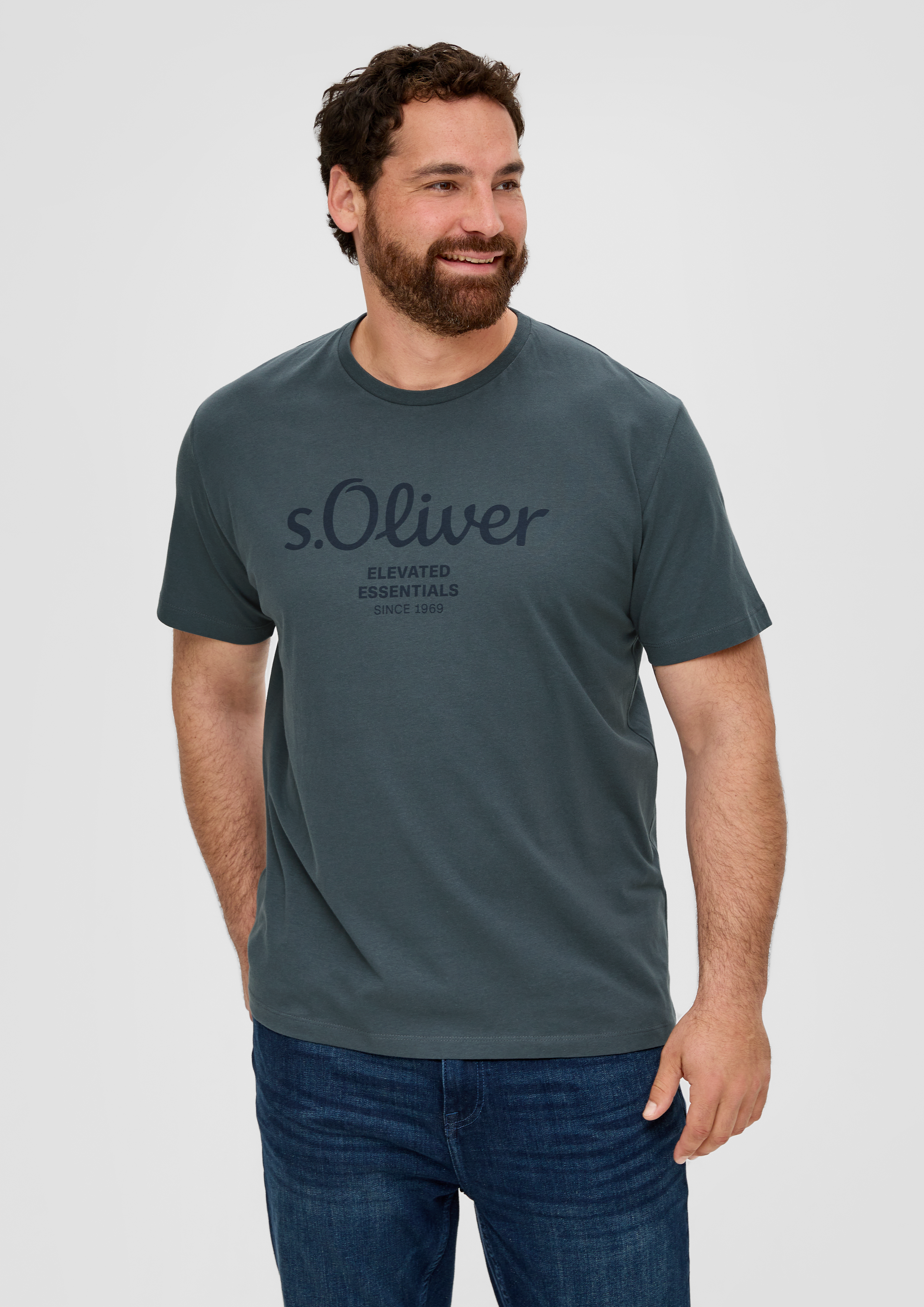 S.Oliver T-Shirt mit Logo-Print