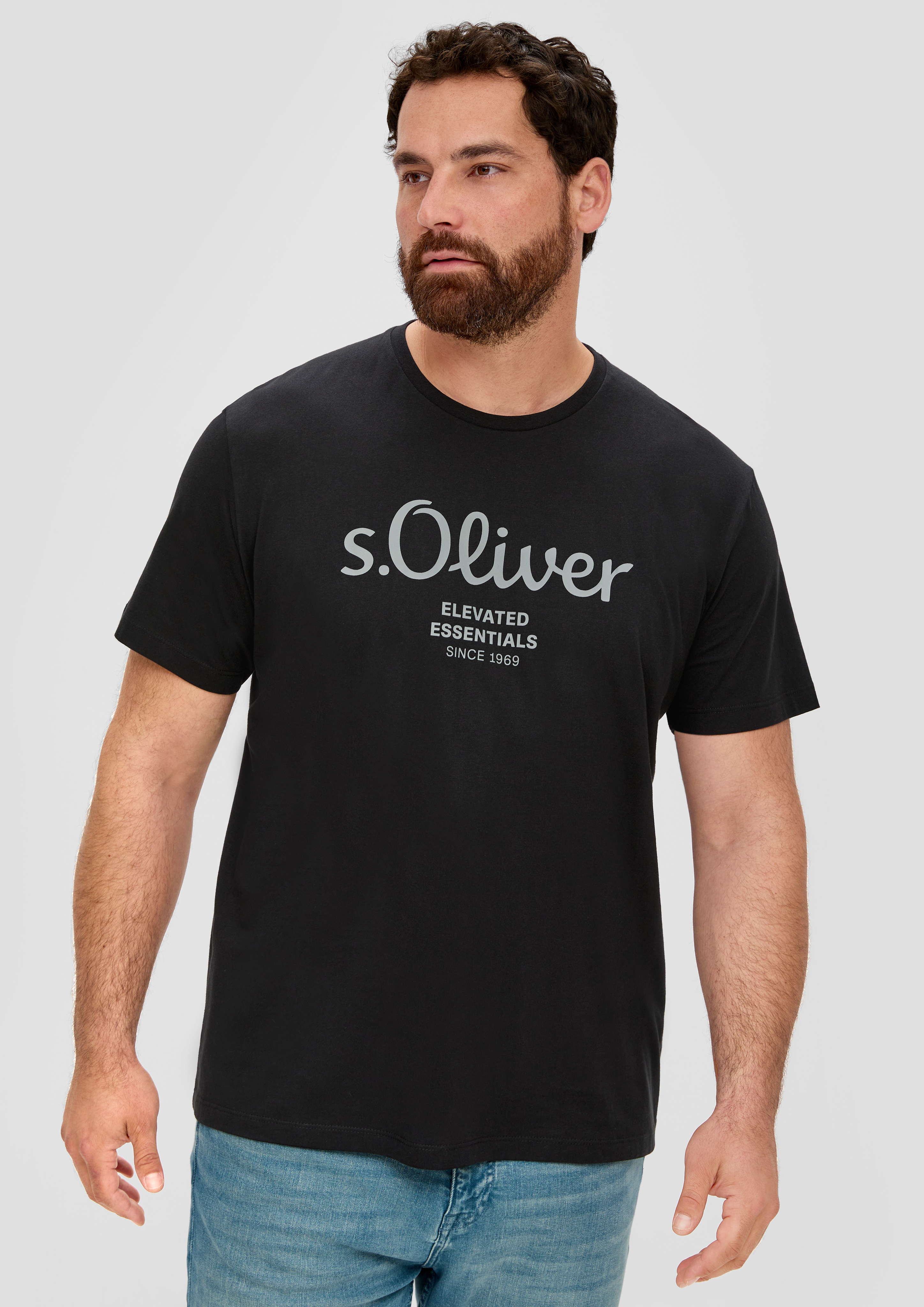 S.Oliver T-Shirt mit Logo-Print