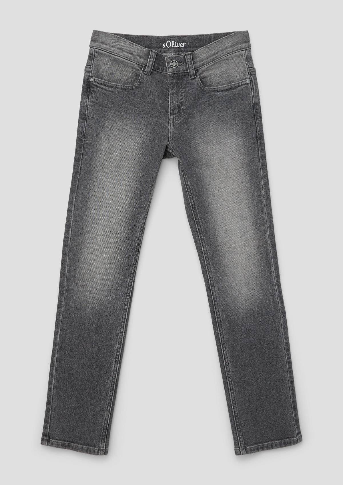 s.Oliver Regular: jeans met used look