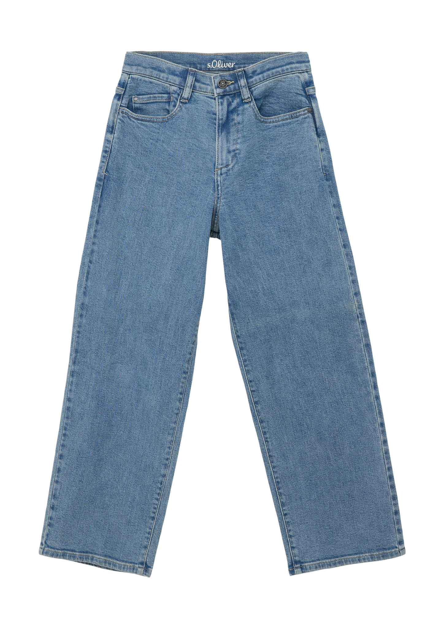 s.Oliver - Jeans / Regular Fit / Mid Rise / Semi wide Leg, Jungen, blau