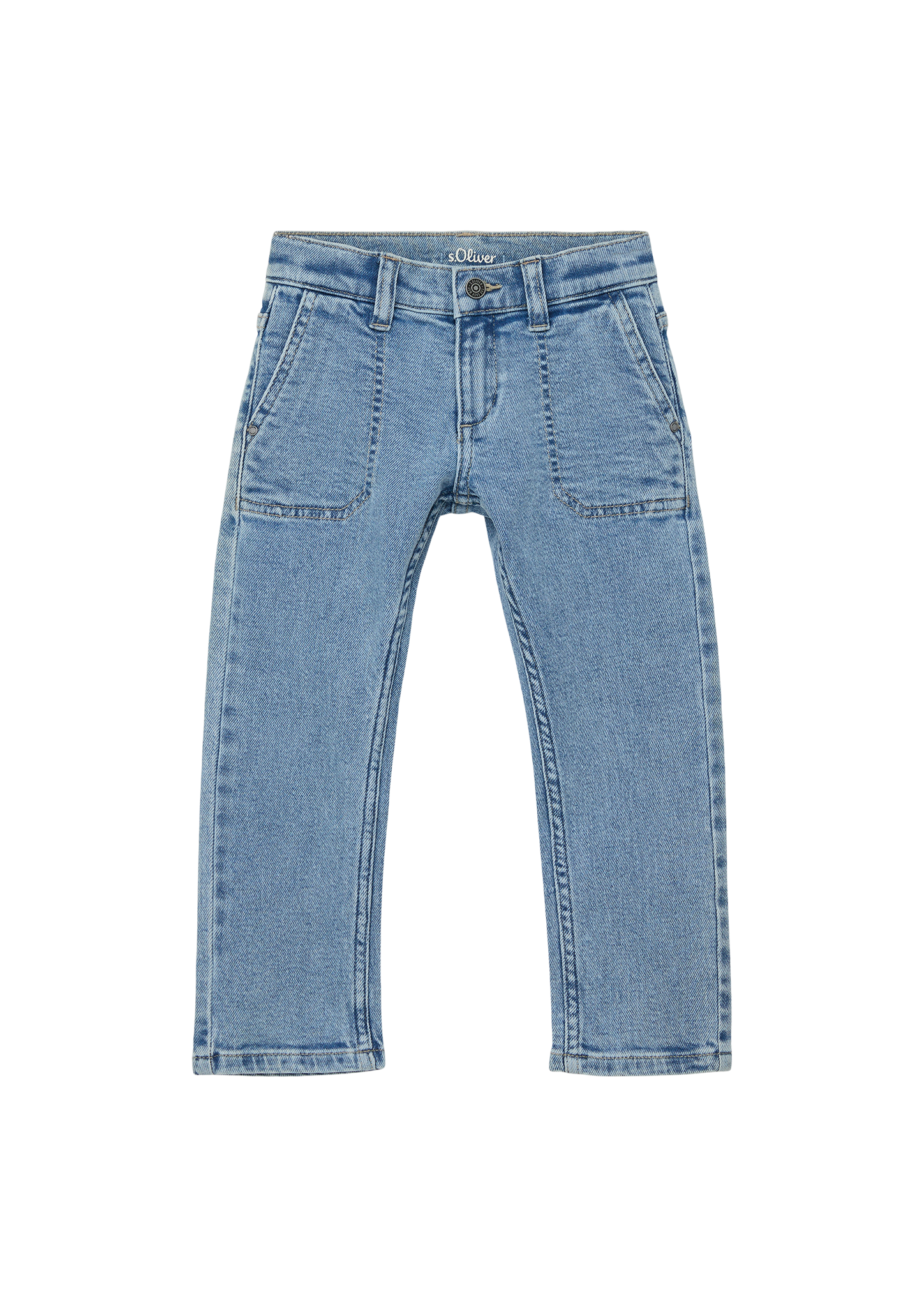 s.Oliver - Jeans Pelle / Regular Fit / Mid Rise / Straight Leg, Kinder, blau