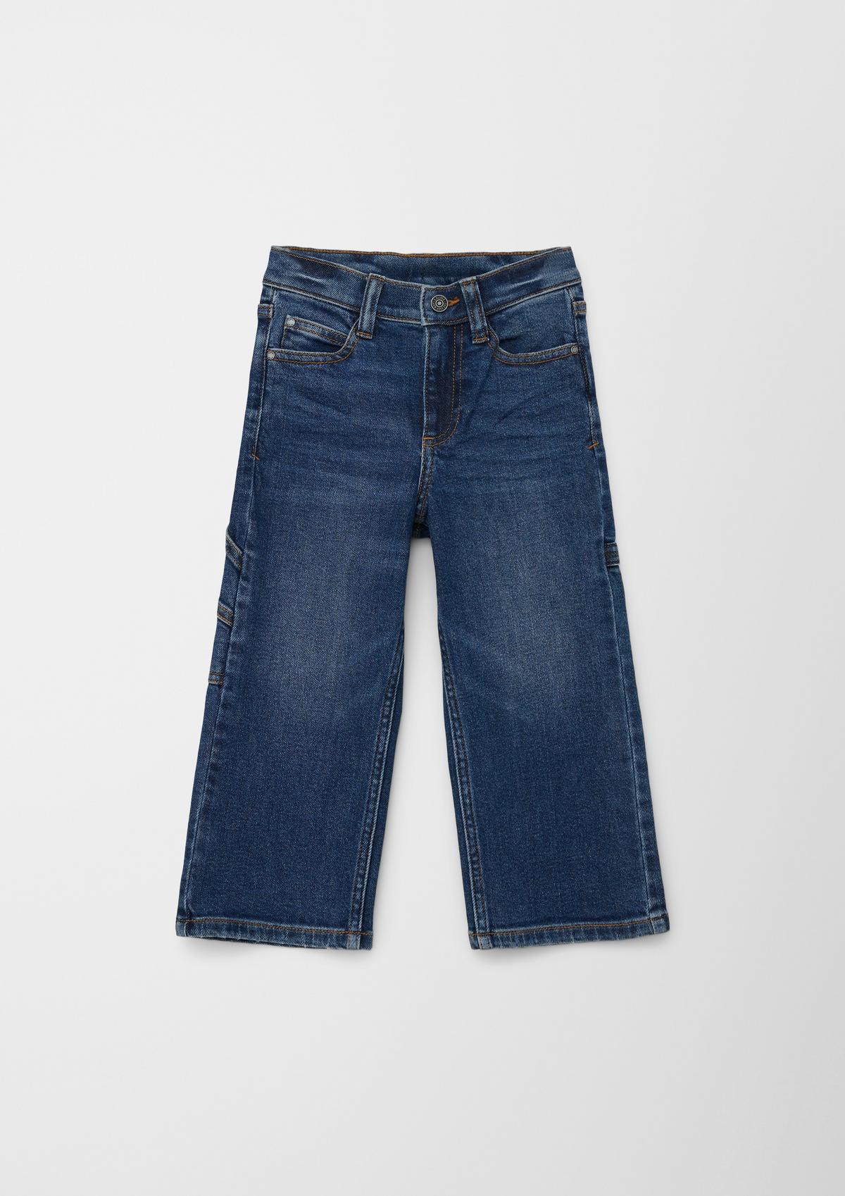 s.Oliver Ankle-length jeans / relaxed fit / high rise / wide leg
