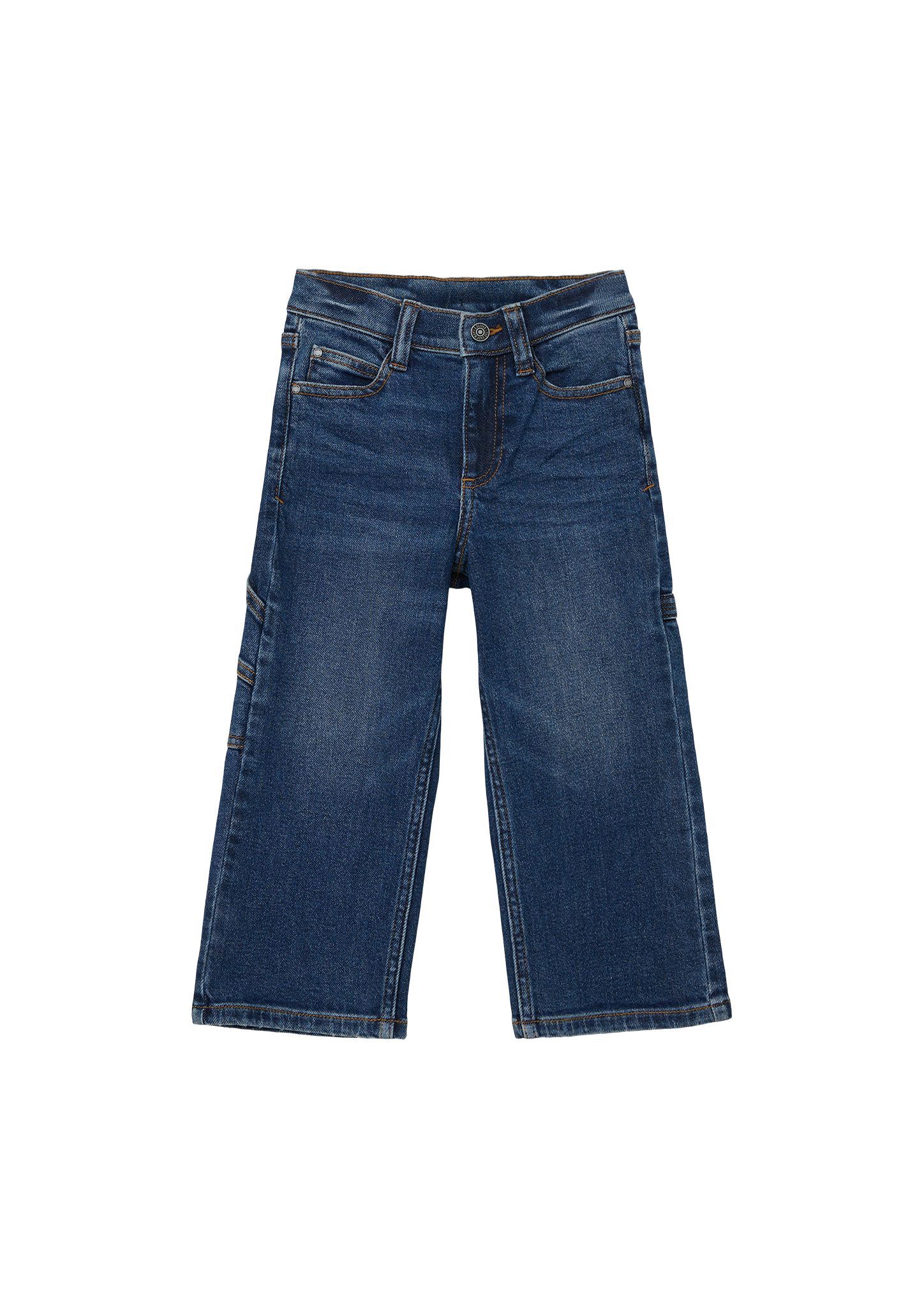 s.Oliver - Jeans / Relaxed Fit / High Rise / Wide Leg, Kinder, blau