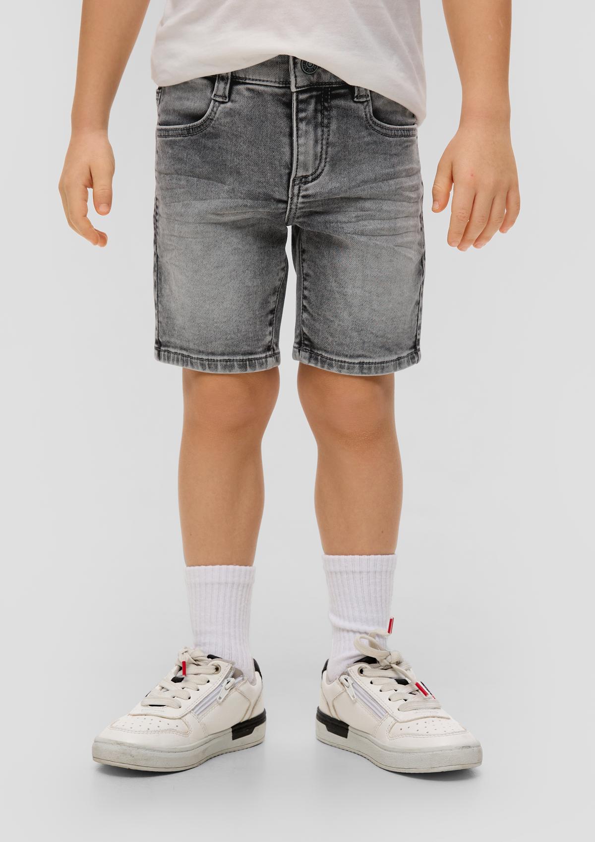 s.Oliver Bermuda en jean Brad / Slim Fit / taille mi-haute / Slim Leg