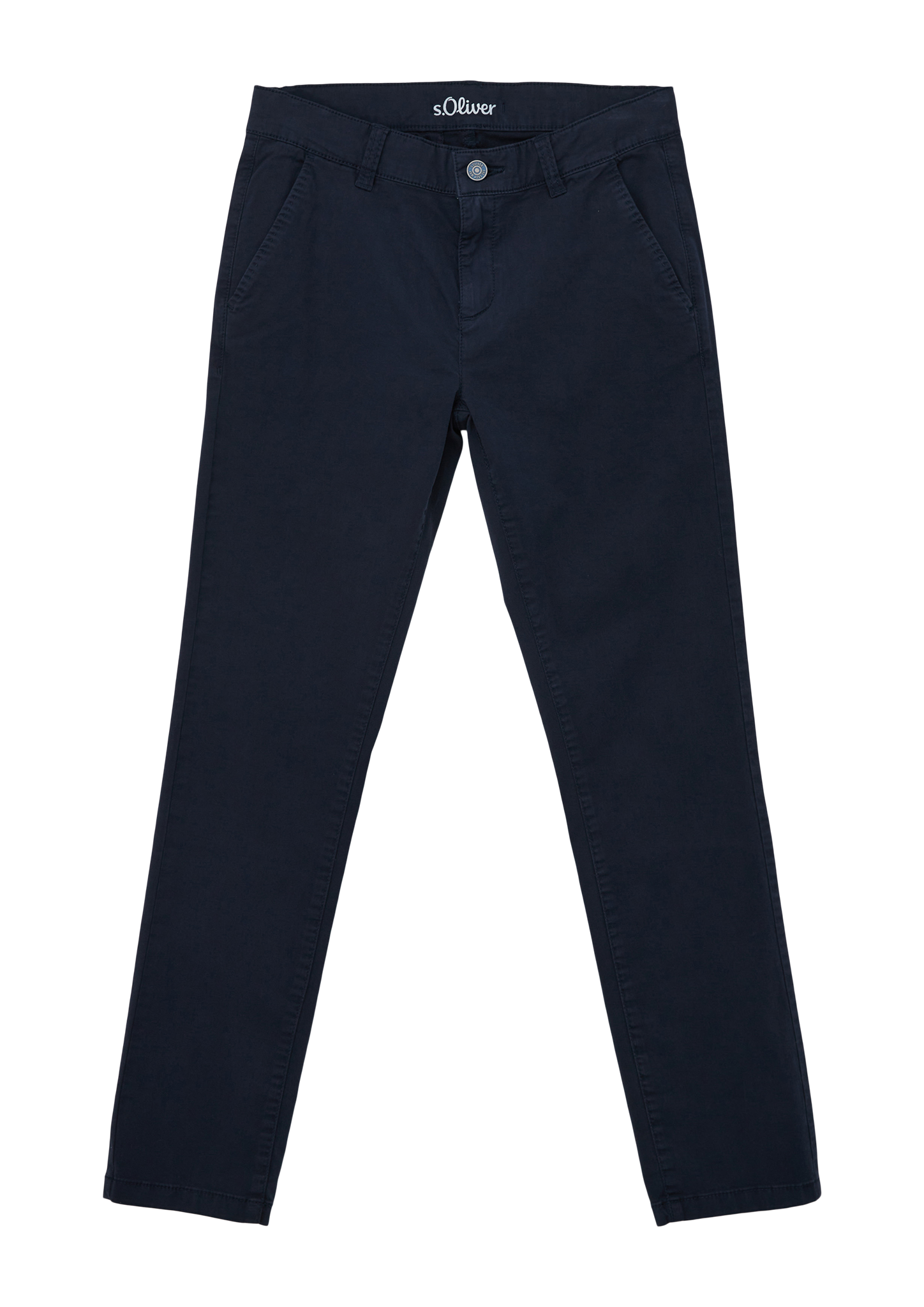 s.Oliver - Elastische Chinohose aus Twill, Jungen, blau