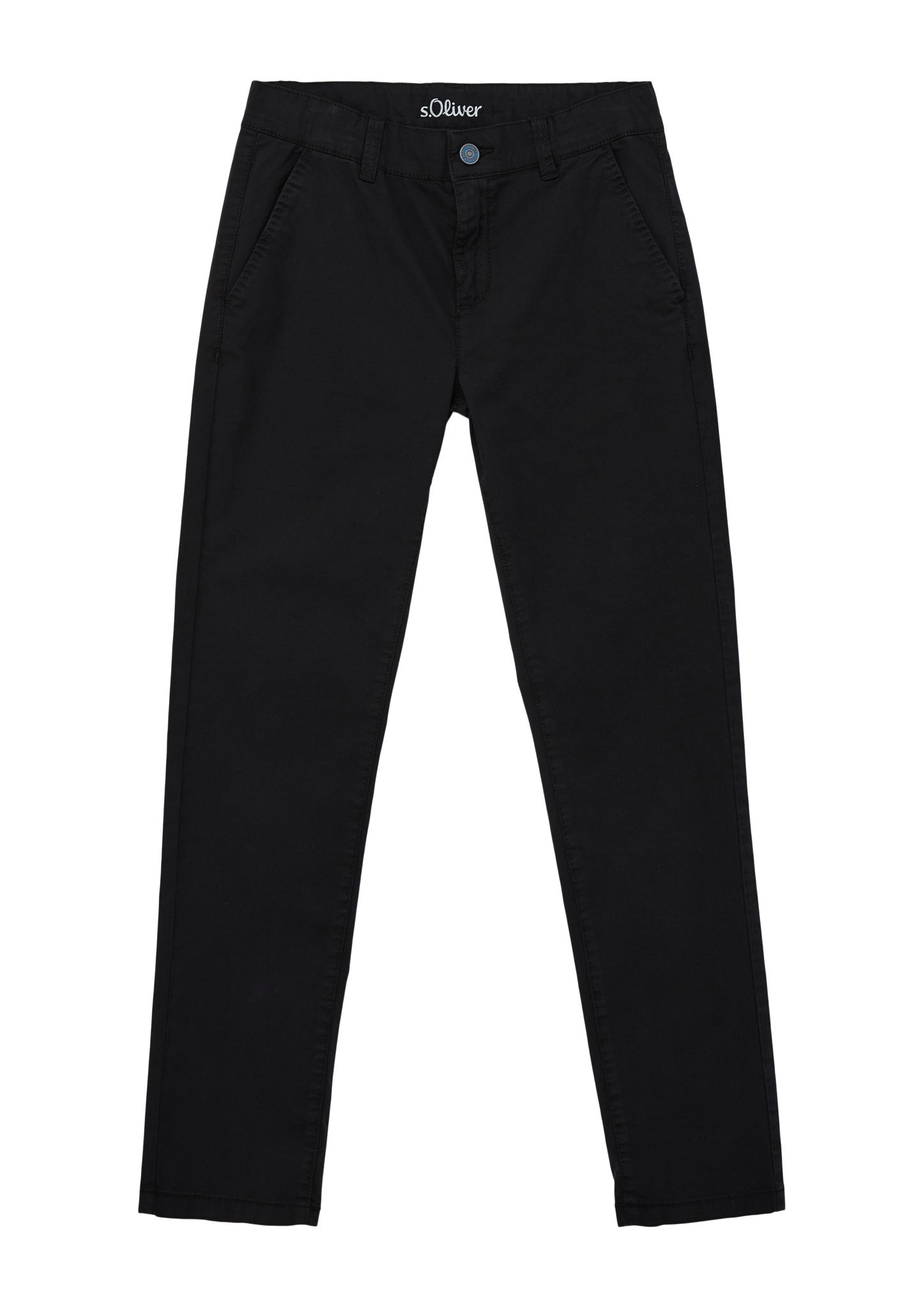 s.Oliver - Elastische Chinohose aus Twill, Jungen, schwarz