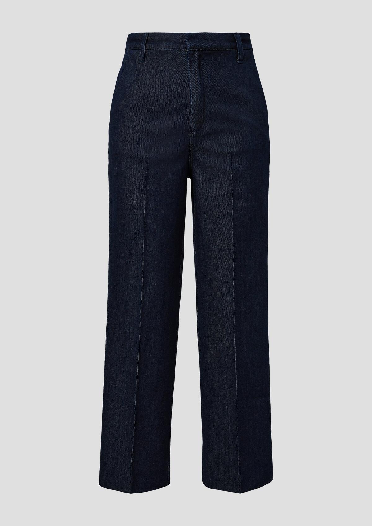 s.Oliver Cropped-Jeans / Regular Fit / High Rise / Wide Leg