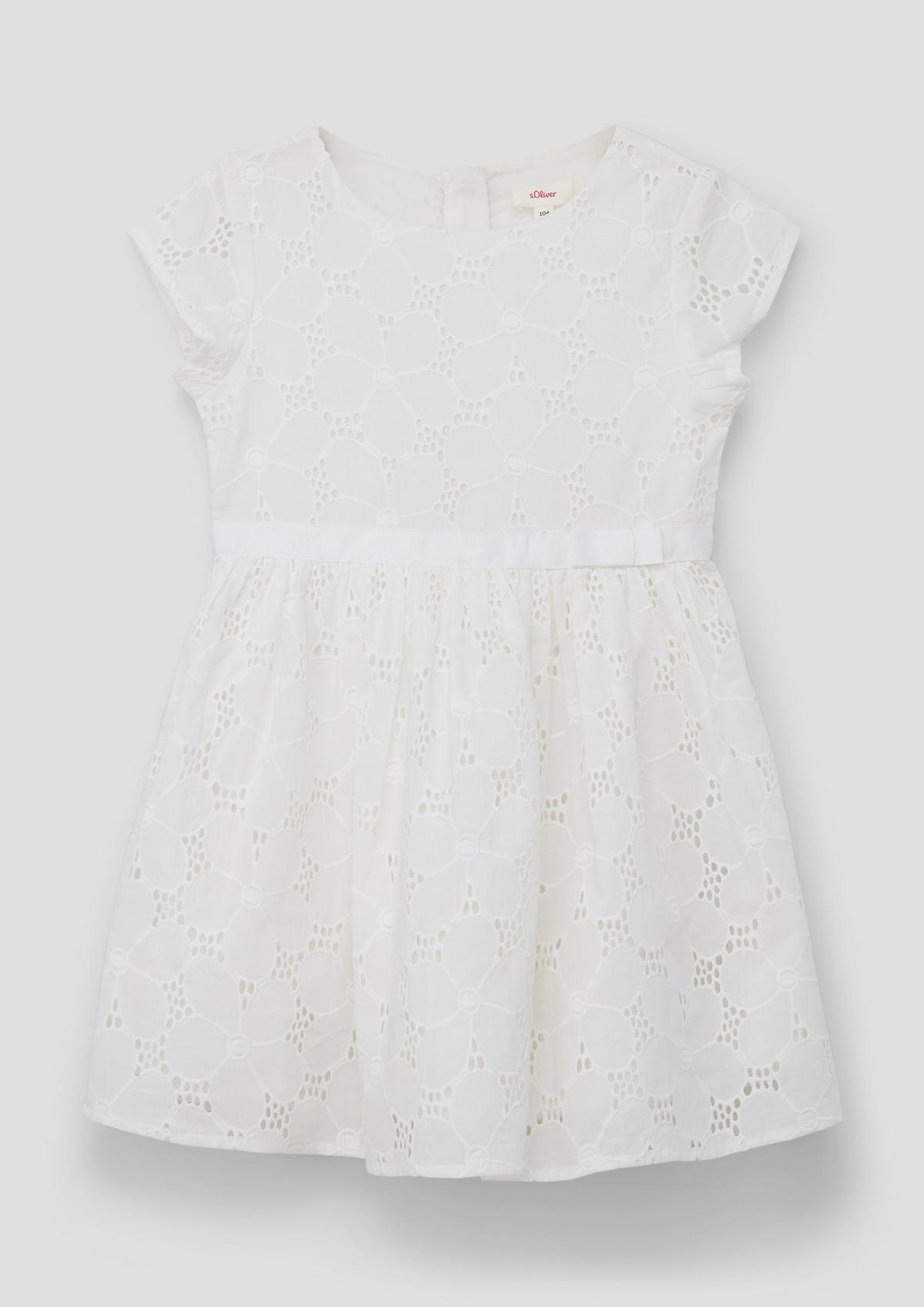 s.Oliver Party dress in broderie anglaise