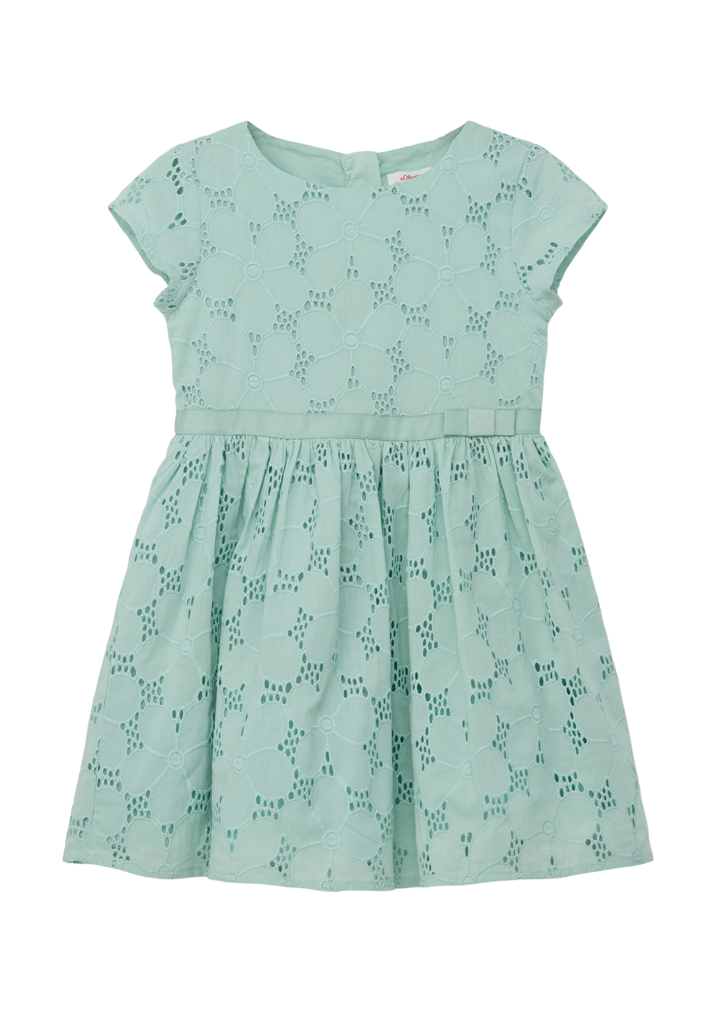 s.Oliver - Festliches Kleid aus Lochspitze, Kinder, türkis