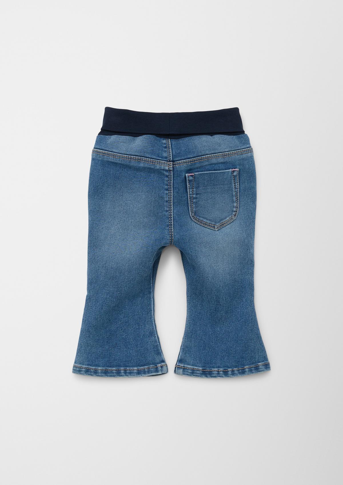 s.Oliver Jeans hlače/kroj Regular Fit/High Rise/Flared Leg/elastičen pas