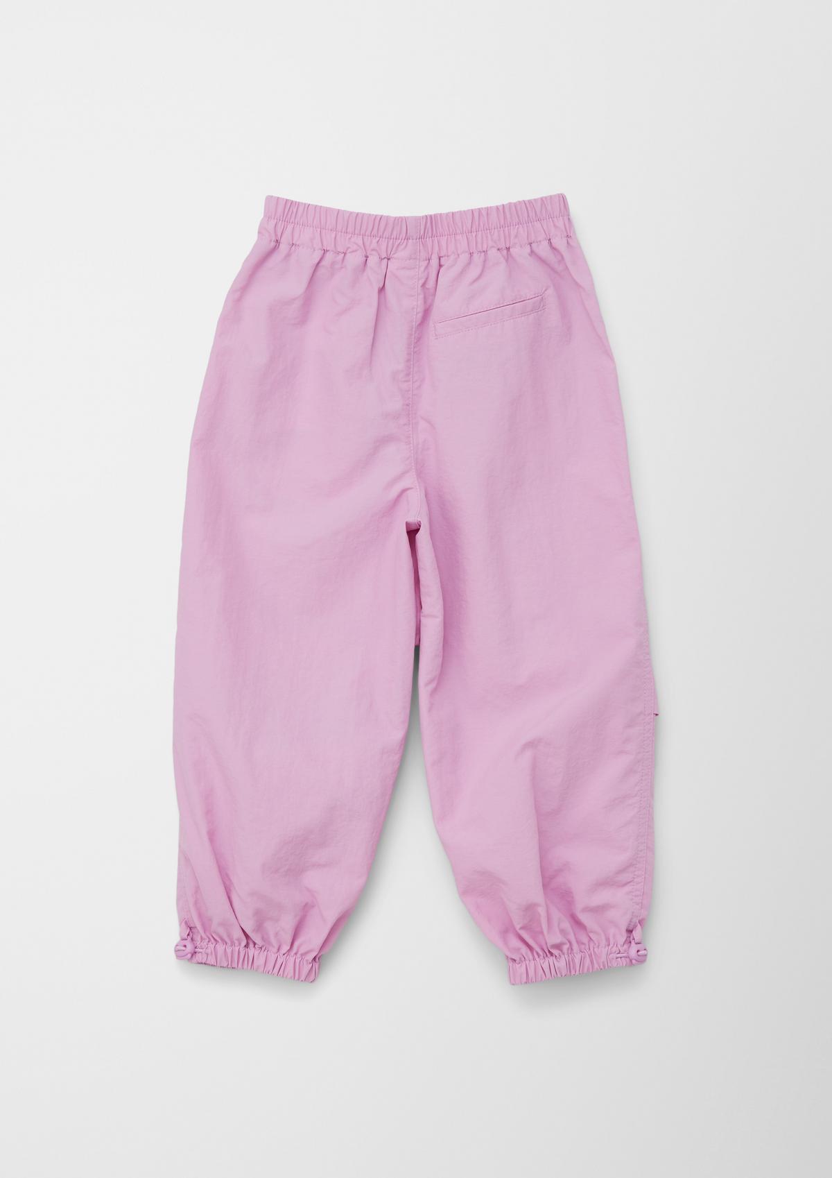 s.Oliver Parachute trousers with a high waistband