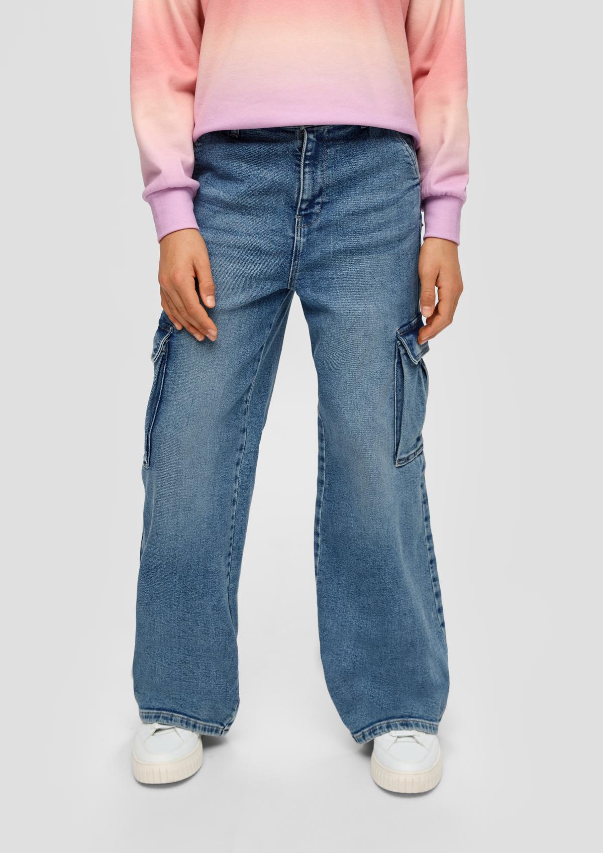 s.Oliver Jeans hlače/kroj Loose Fit/Super High Rise/široke hlačnice