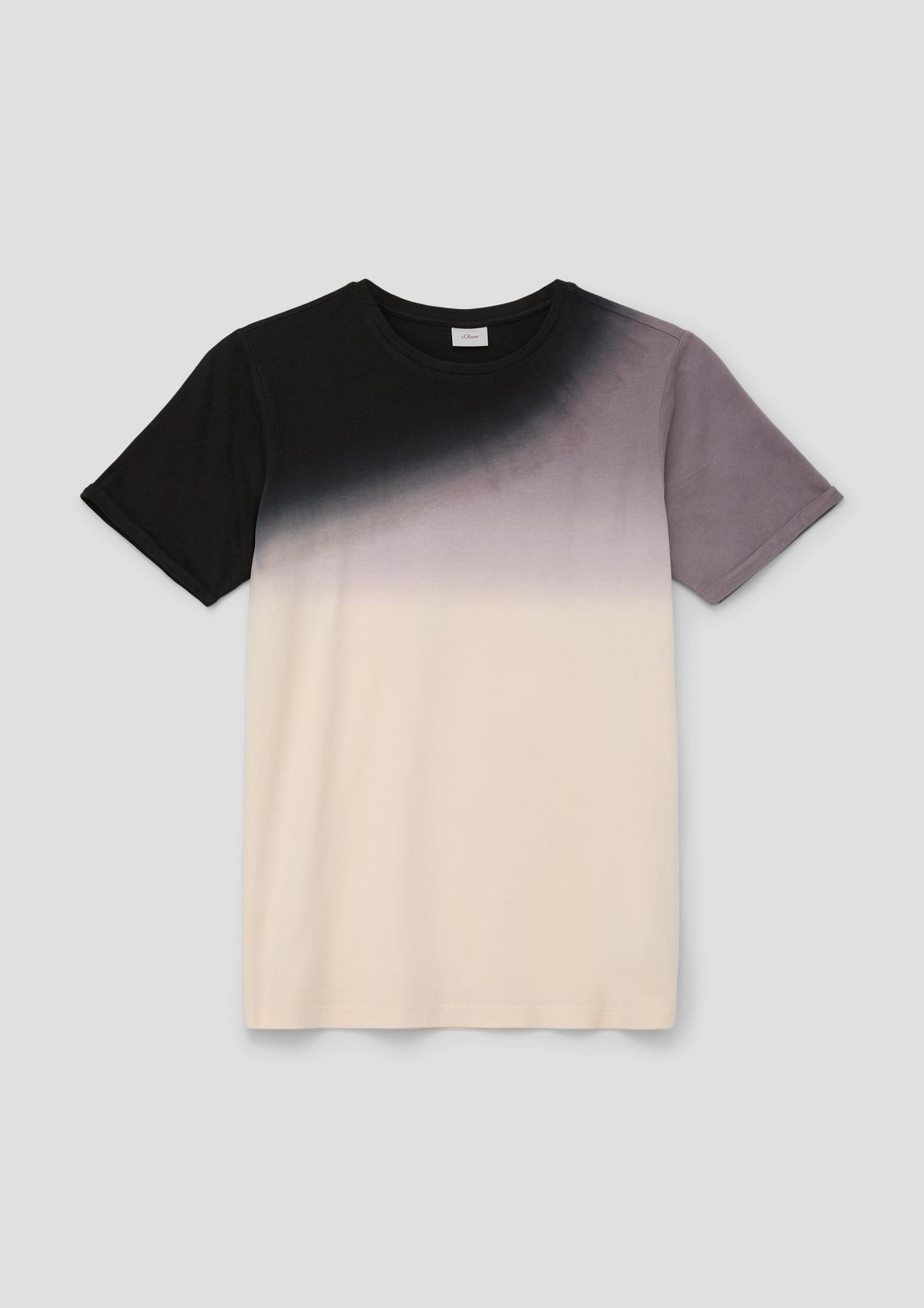 T-shirt au design colour blocking