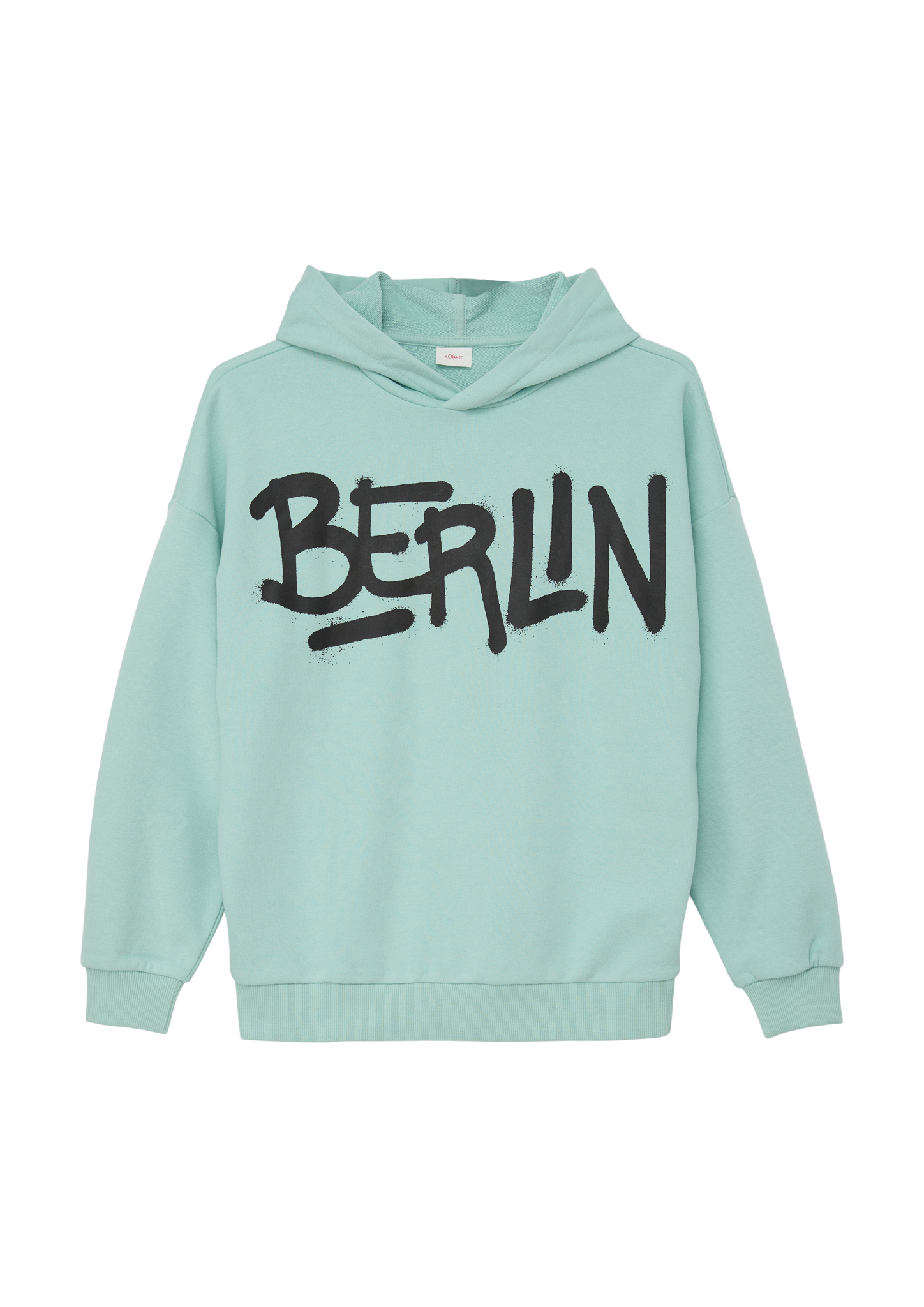 s.Oliver - Sweatshirt mit Schriftprint, Jungen, türkis