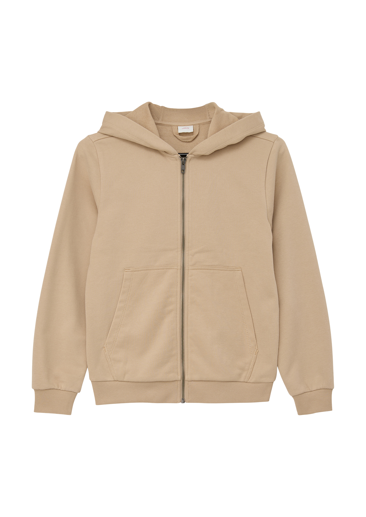 s.Oliver - Sweatjacke mit Back-Print, Jungen, Beige