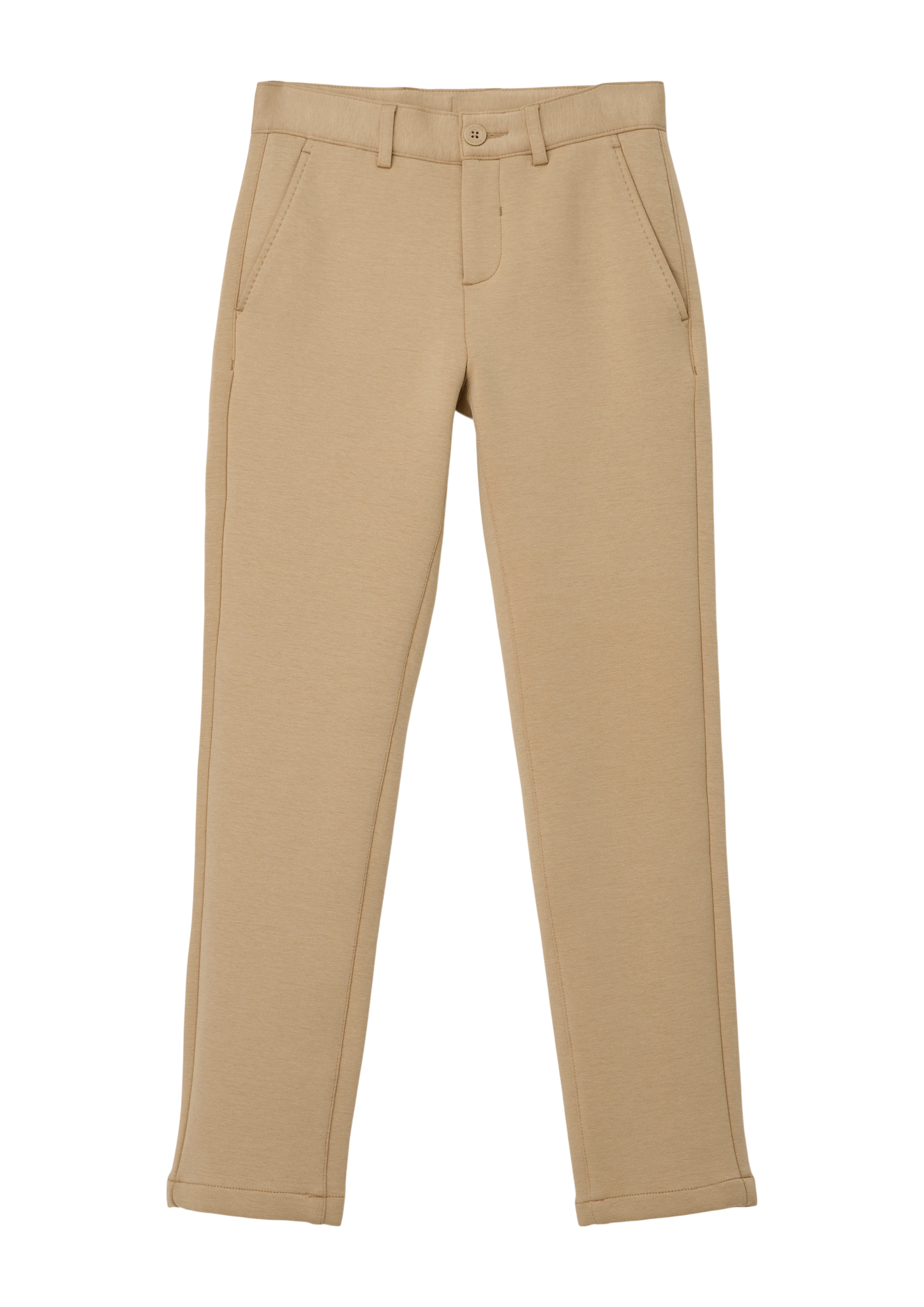 s.Oliver - Hose aus weichem Scuba, Jungen, Beige